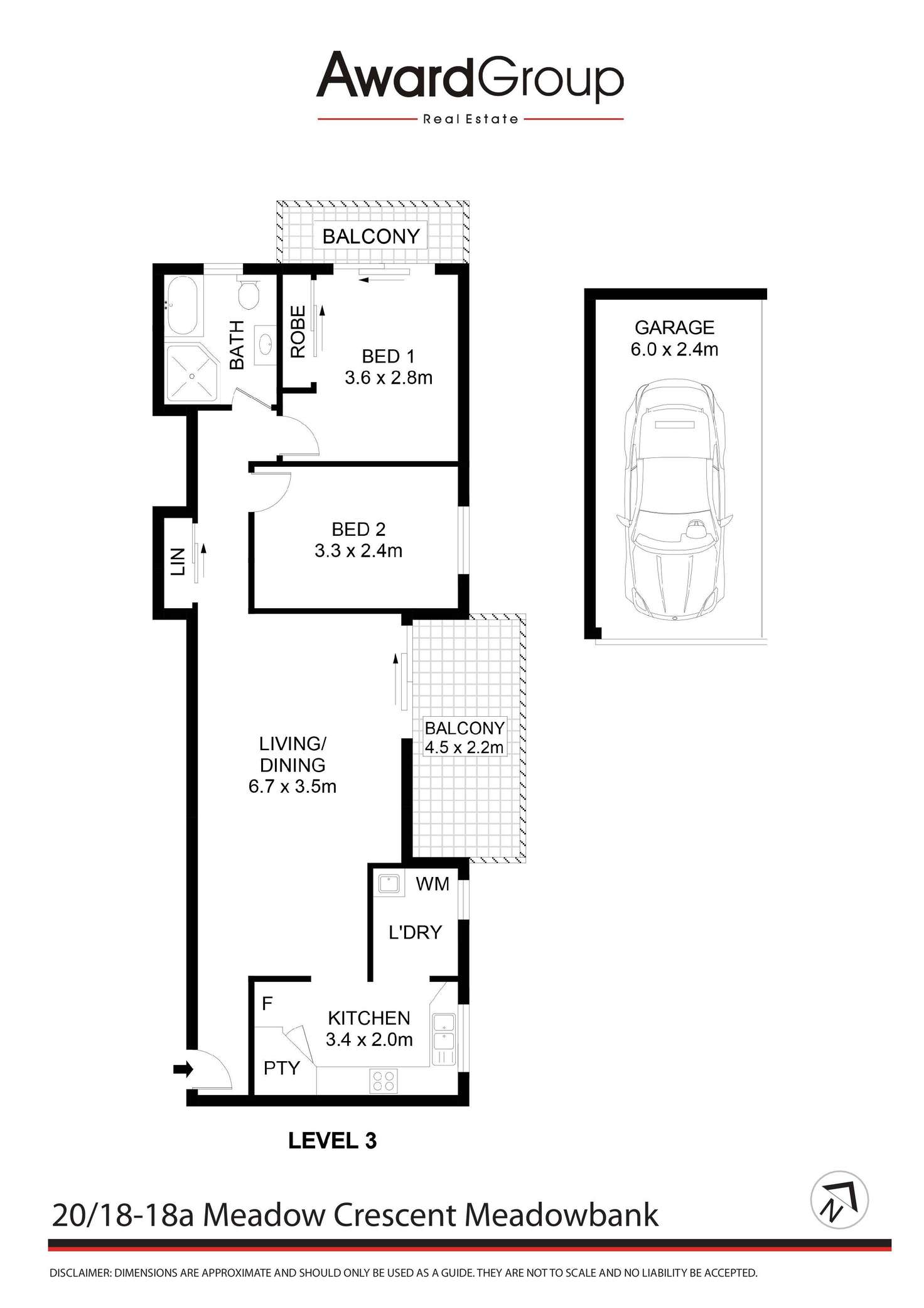 Floorplan of Homely unit listing, 20/18-18a Meadow Crescent, Meadowbank NSW 2114