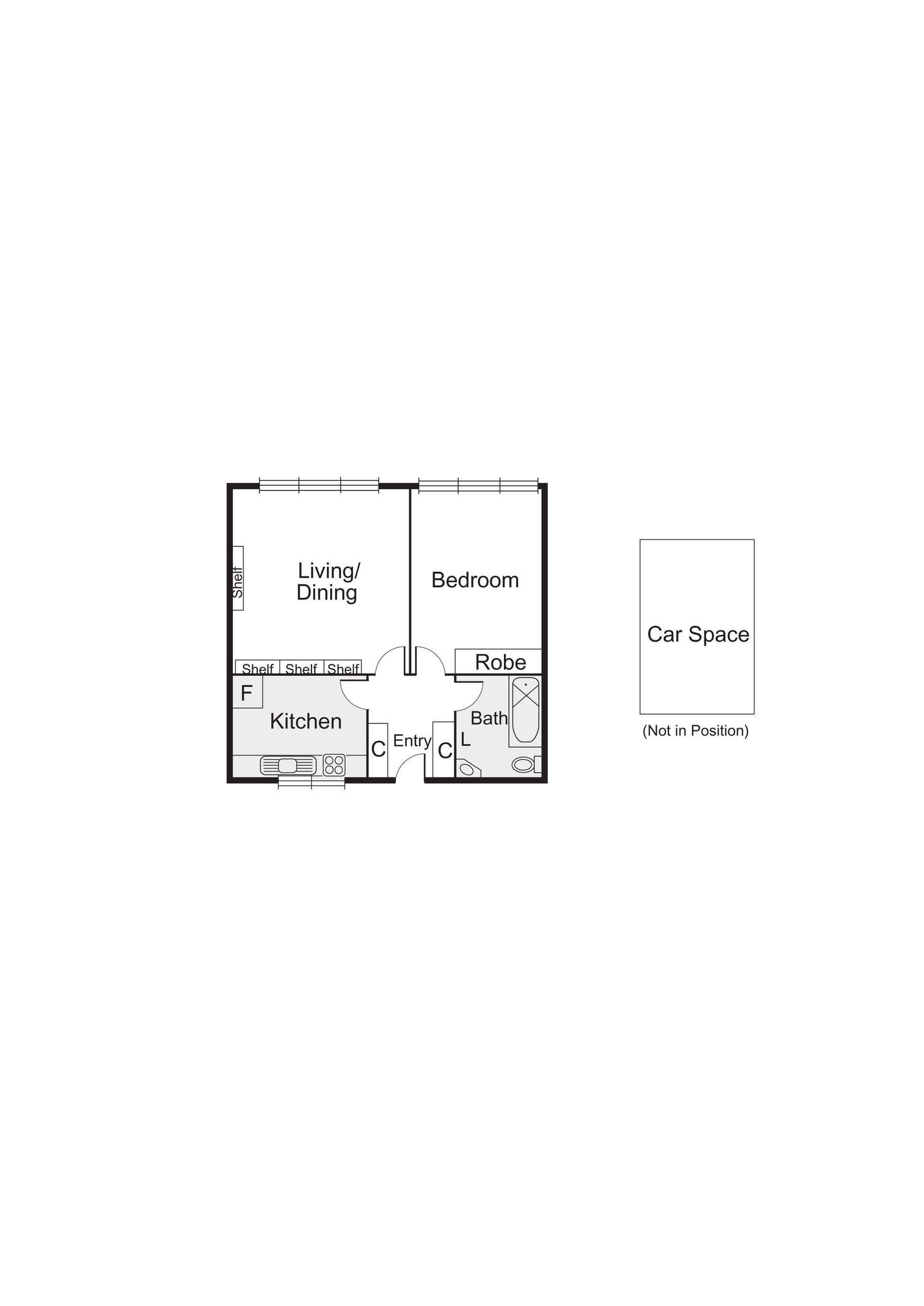 Floorplan of Homely apartment listing, 11/191 Brighton Road, Elwood VIC 3184