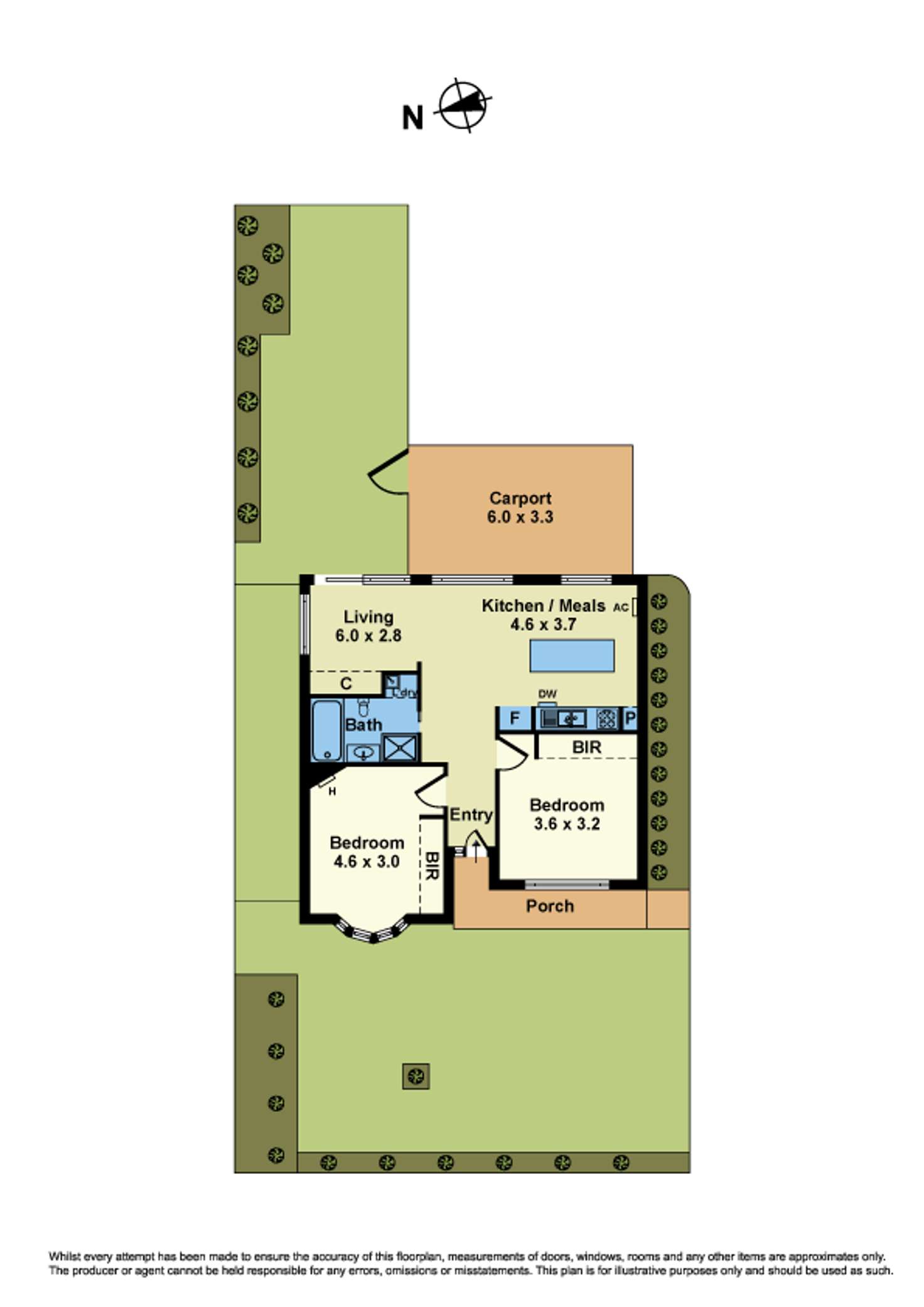Floorplan of Homely house listing, 1/124 Cornwall Road, Sunshine VIC 3020