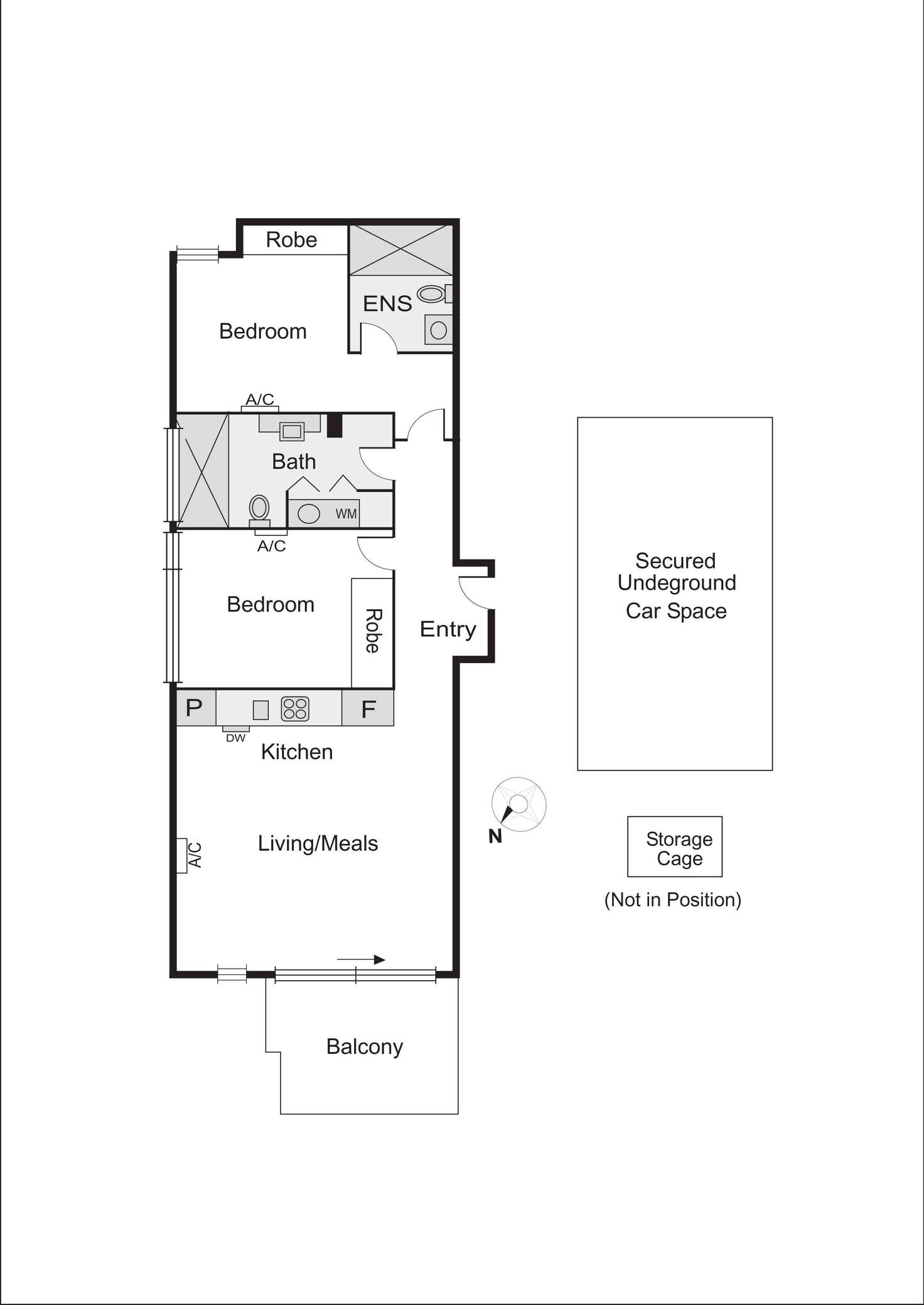 Floorplan of Homely apartment listing, 203/51 Ormond Esplanade, Elwood VIC 3184