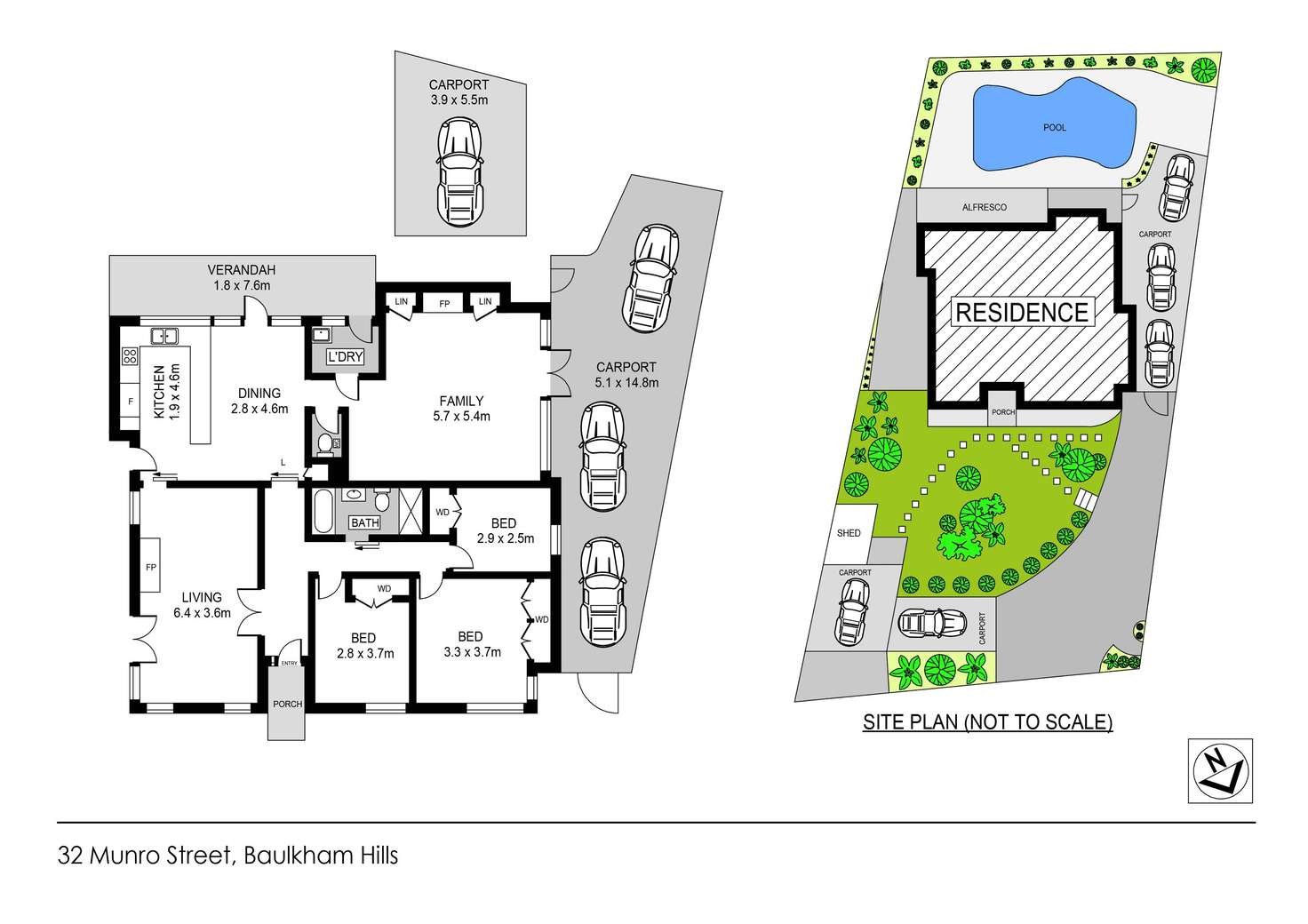 Floorplan of Homely house listing, 32 Munro Street, Baulkham Hills NSW 2153