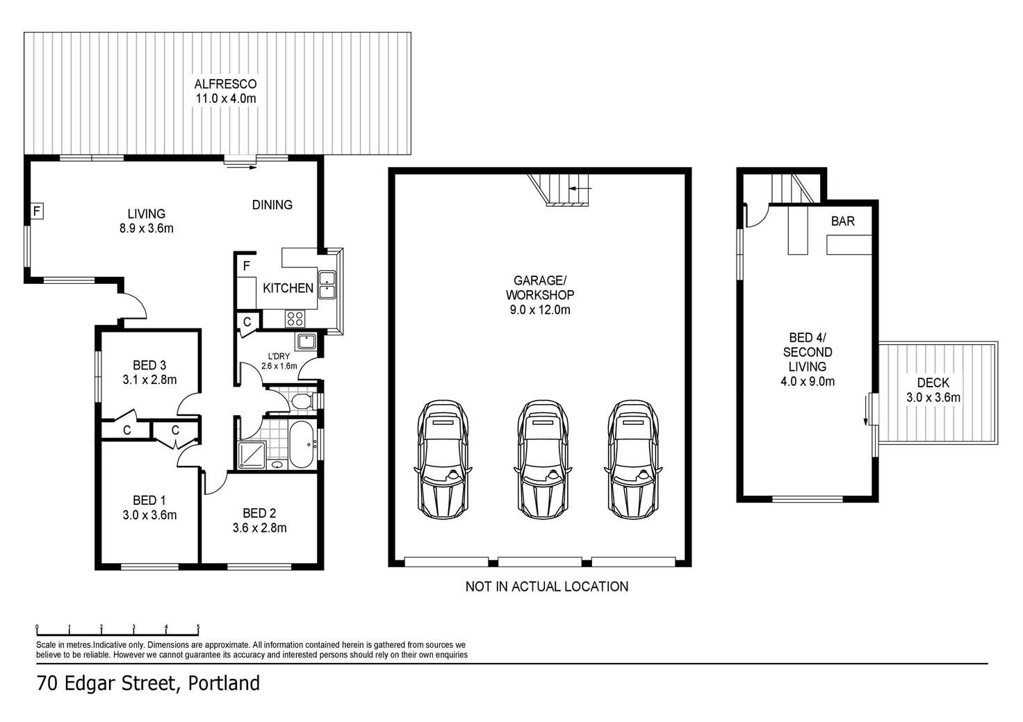 Floorplan of Homely house listing, 70 Edgar Street, Portland VIC 3305