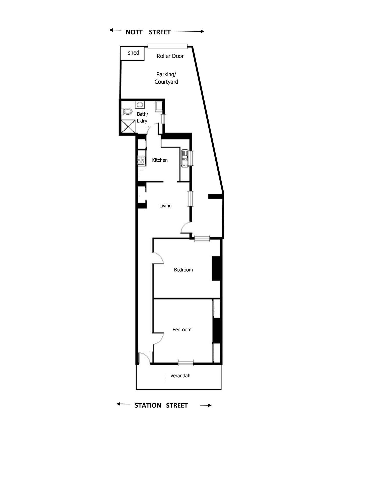 Floorplan of Homely house listing, 188 Station Street, Port Melbourne VIC 3207