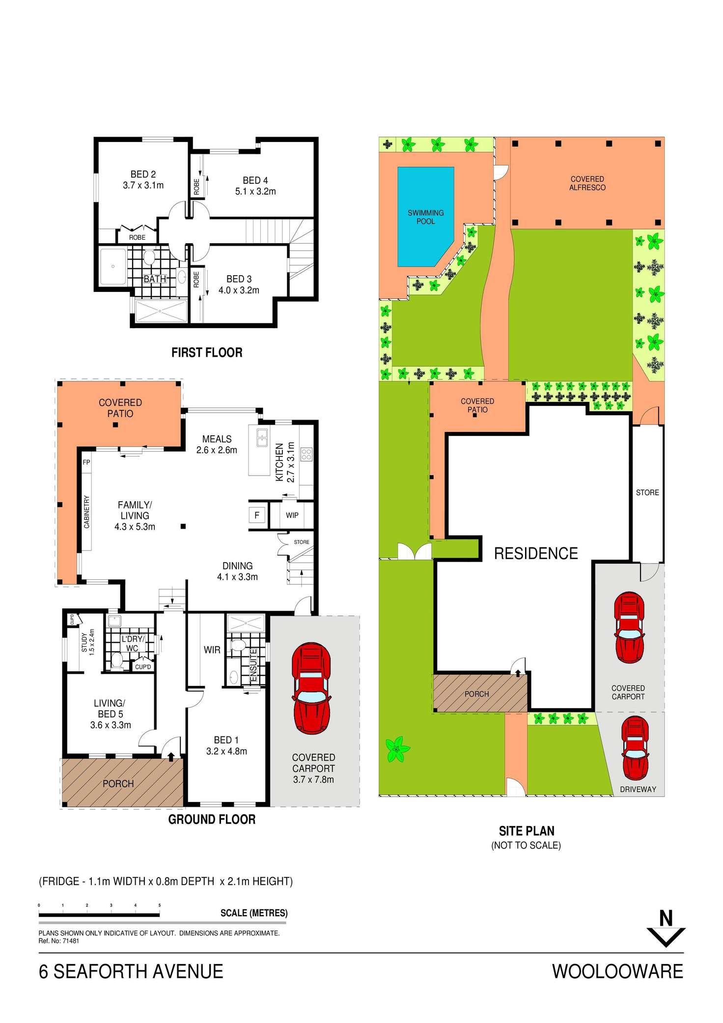 Floorplan of Homely house listing, 6 Seaforth Avenue, Woolooware NSW 2230