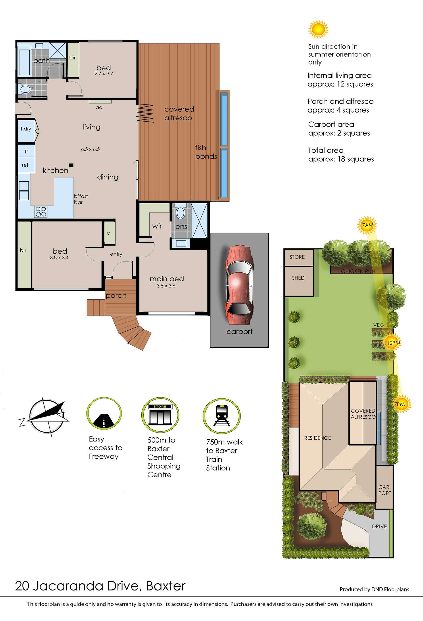 Floorplan of Homely house listing, 20 Jacaranda Drive, Baxter VIC 3911