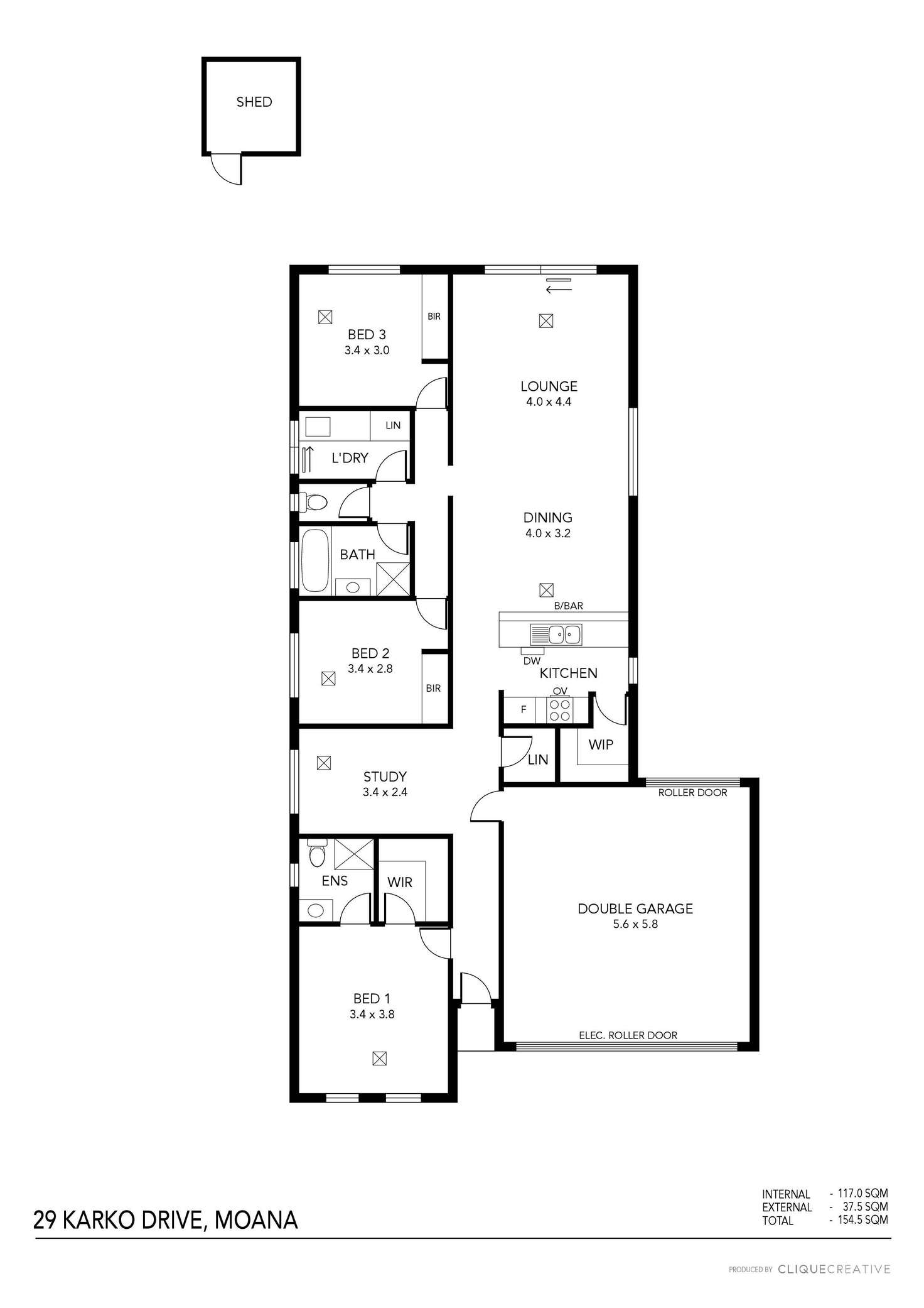 Floorplan of Homely house listing, 29 Karko Drive, Moana SA 5169