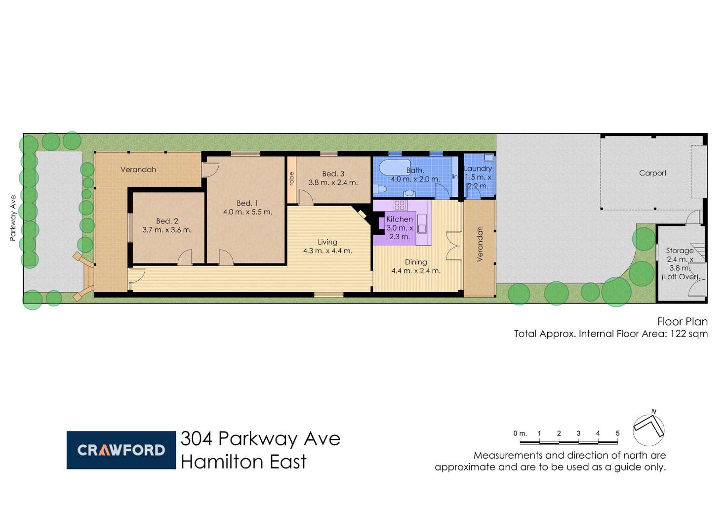 Floorplan of Homely house listing, 304 Parkway Avenue, Hamilton East NSW 2303