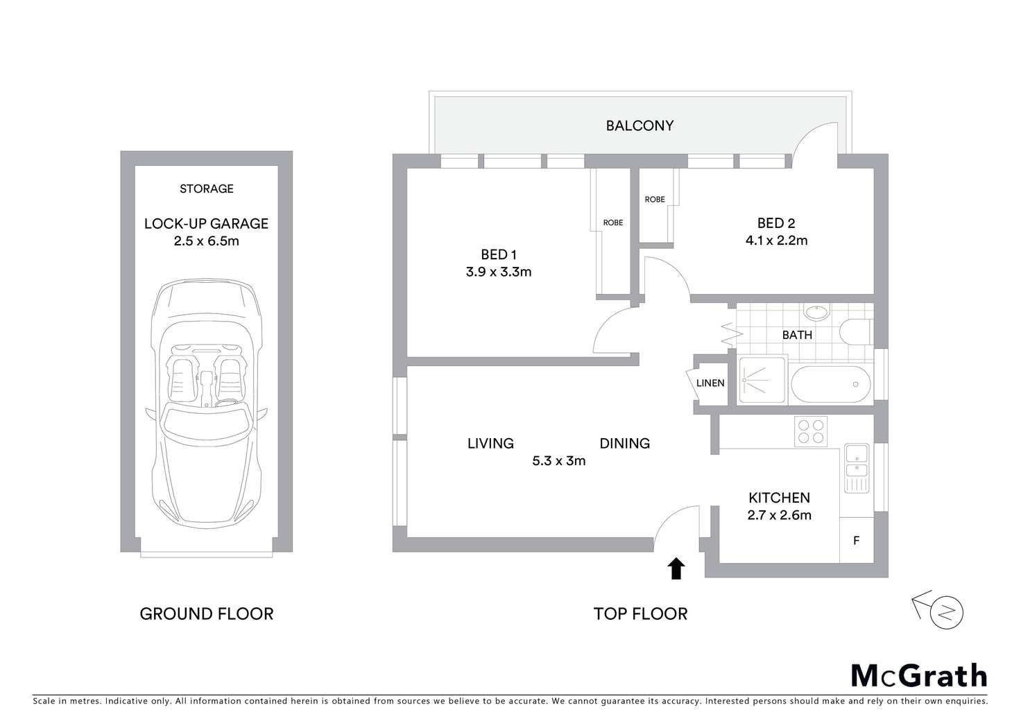Floorplan of Homely unit listing, 5/51 The Avenue, Hurstville NSW 2220