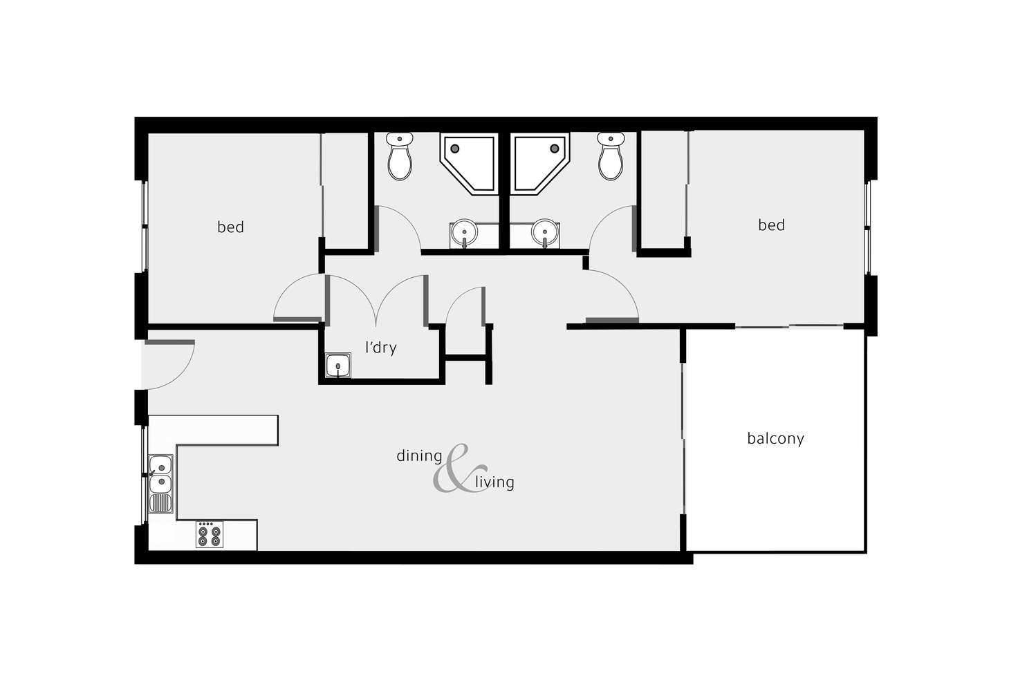 Floorplan of Homely unit listing, 202/29-33 Springfield Crescent, Manoora QLD 4870