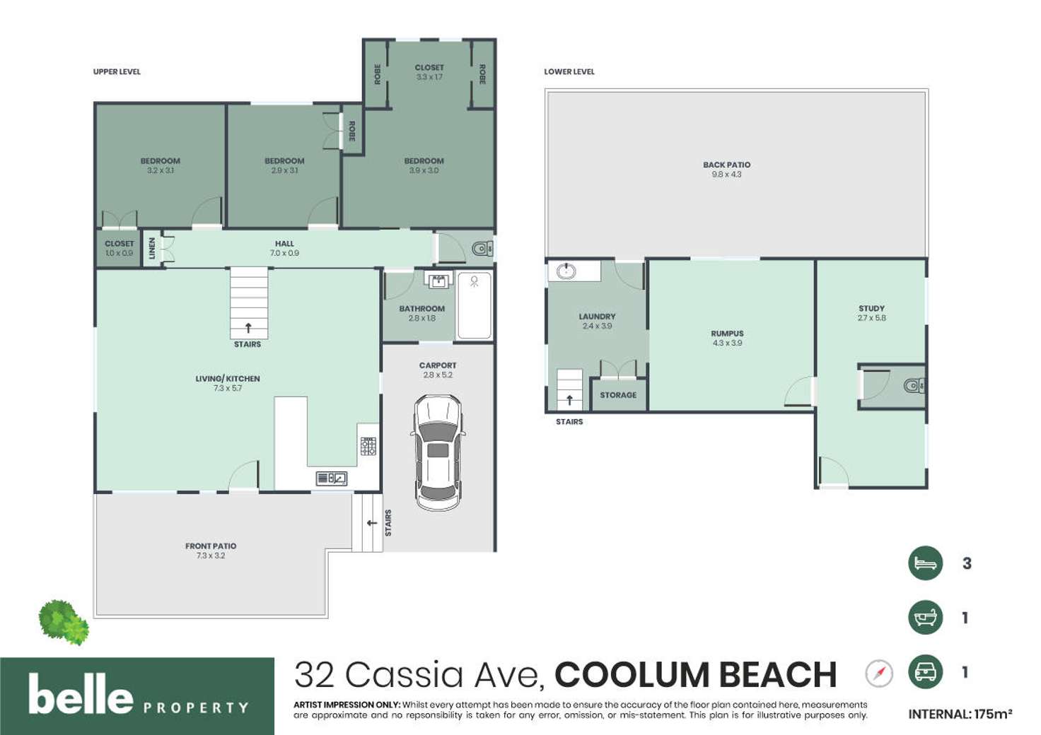 Floorplan of Homely house listing, 32 Cassia Avenue, Coolum Beach QLD 4573