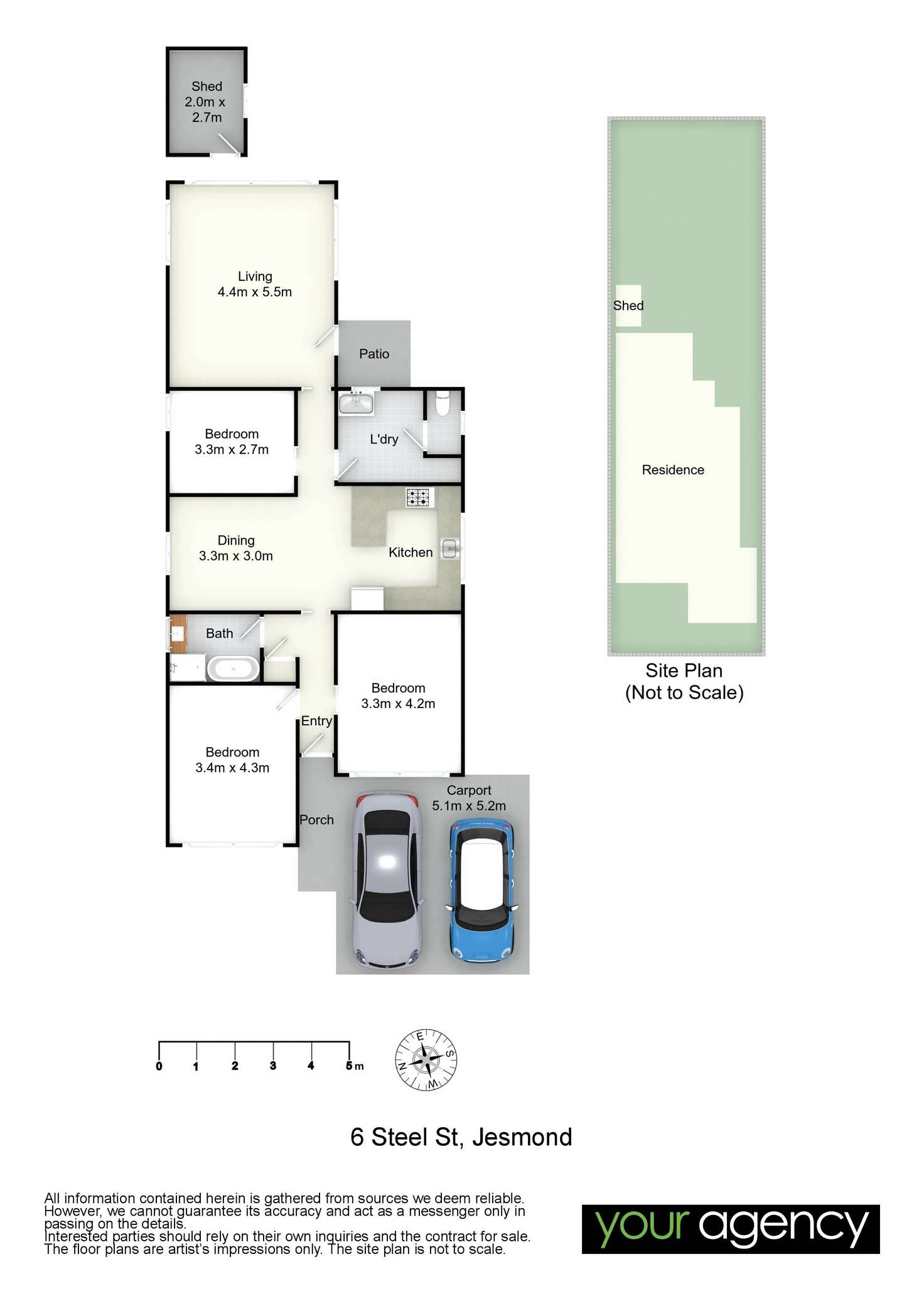 Floorplan of Homely house listing, 6 Steel Street, Jesmond NSW 2299