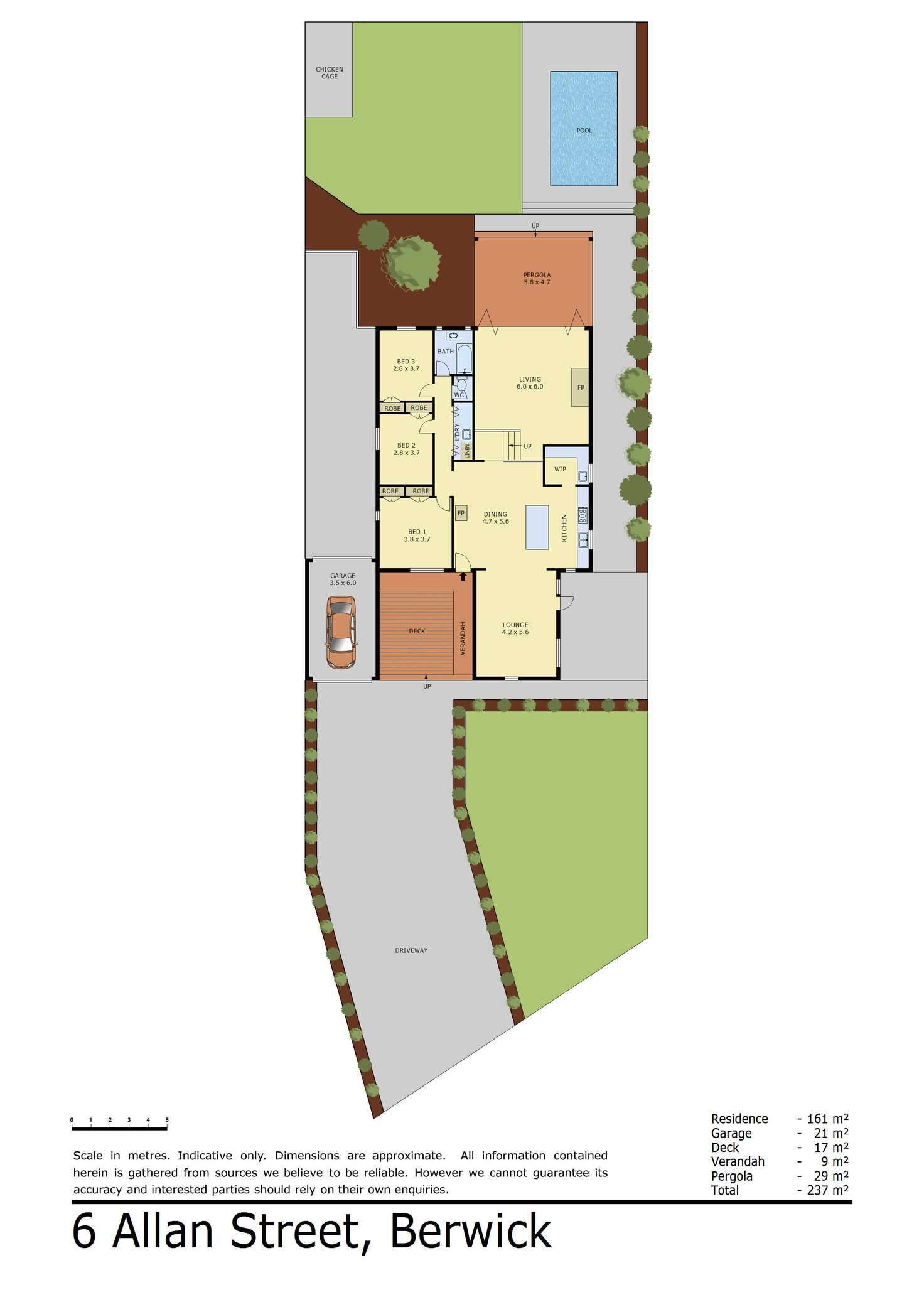 Floorplan of Homely house listing, 6 Allan Street, Berwick VIC 3806