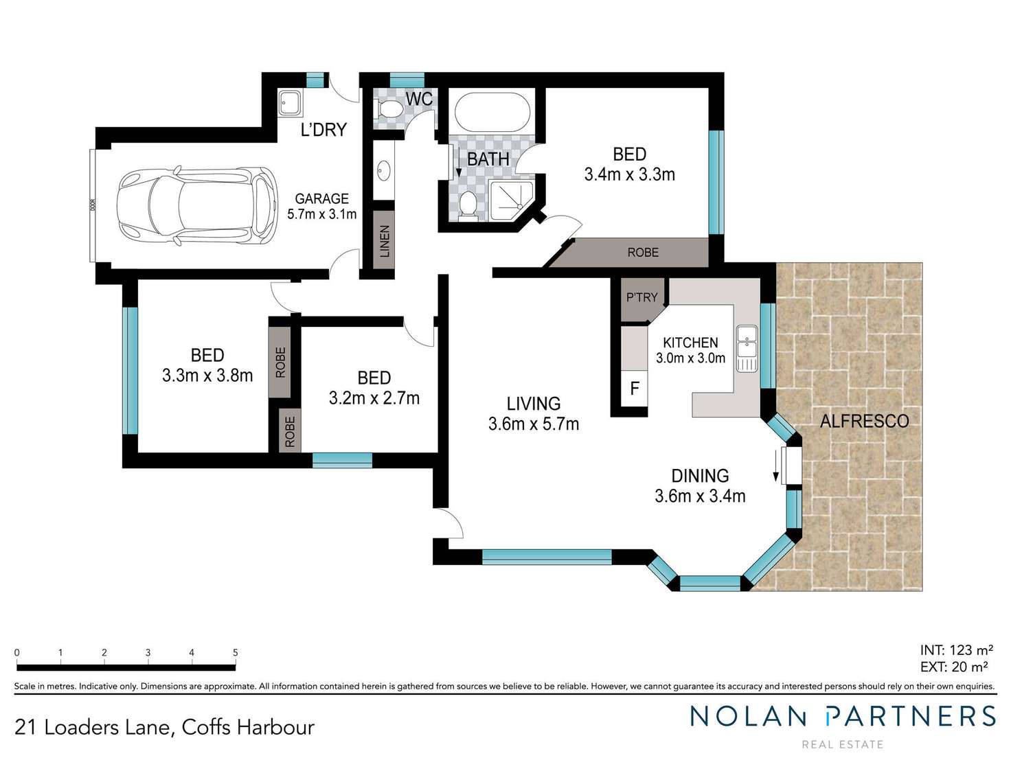 Floorplan of Homely house listing, 21 Loaders Lane, Coffs Harbour NSW 2450