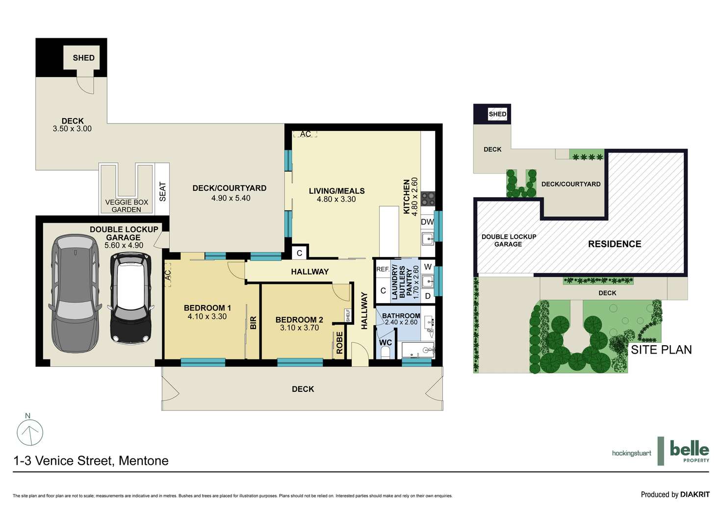 Floorplan of Homely unit listing, 2/1-3 Venice Street, Mentone VIC 3194