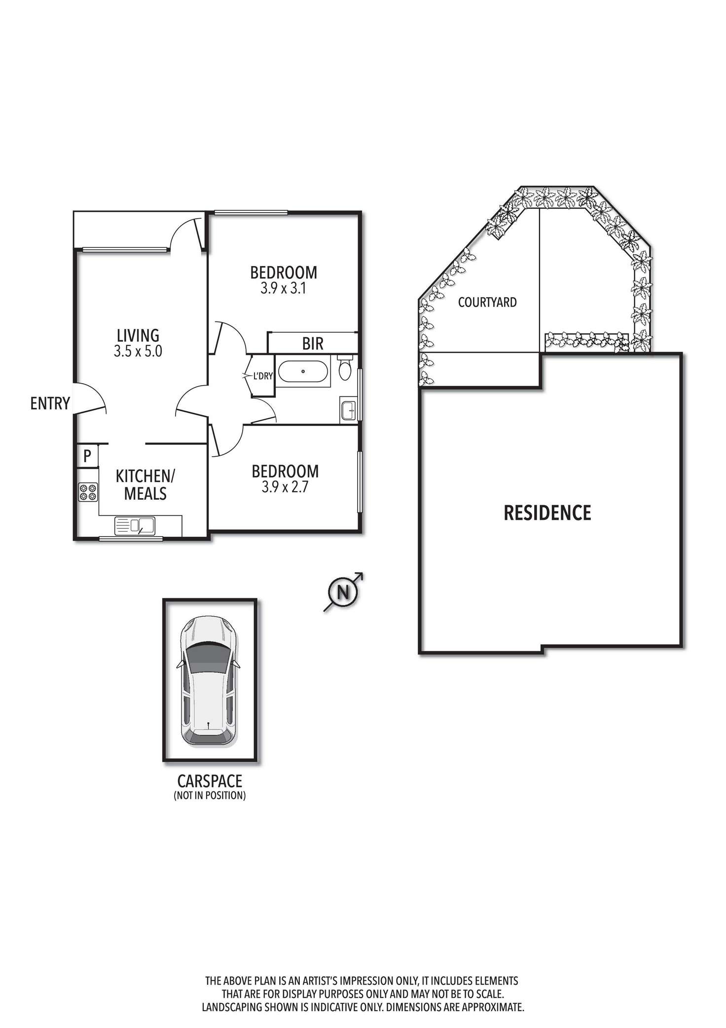 Floorplan of Homely apartment listing, 7/25 Kemp Street, Thornbury VIC 3071