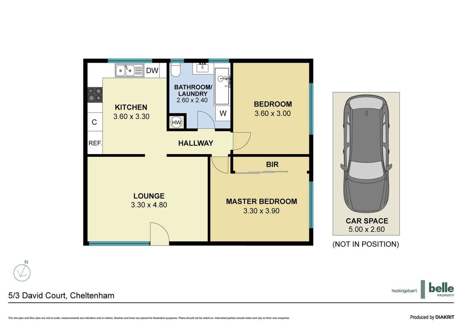 Floorplan of Homely apartment listing, 5/3 David Court, Cheltenham VIC 3192