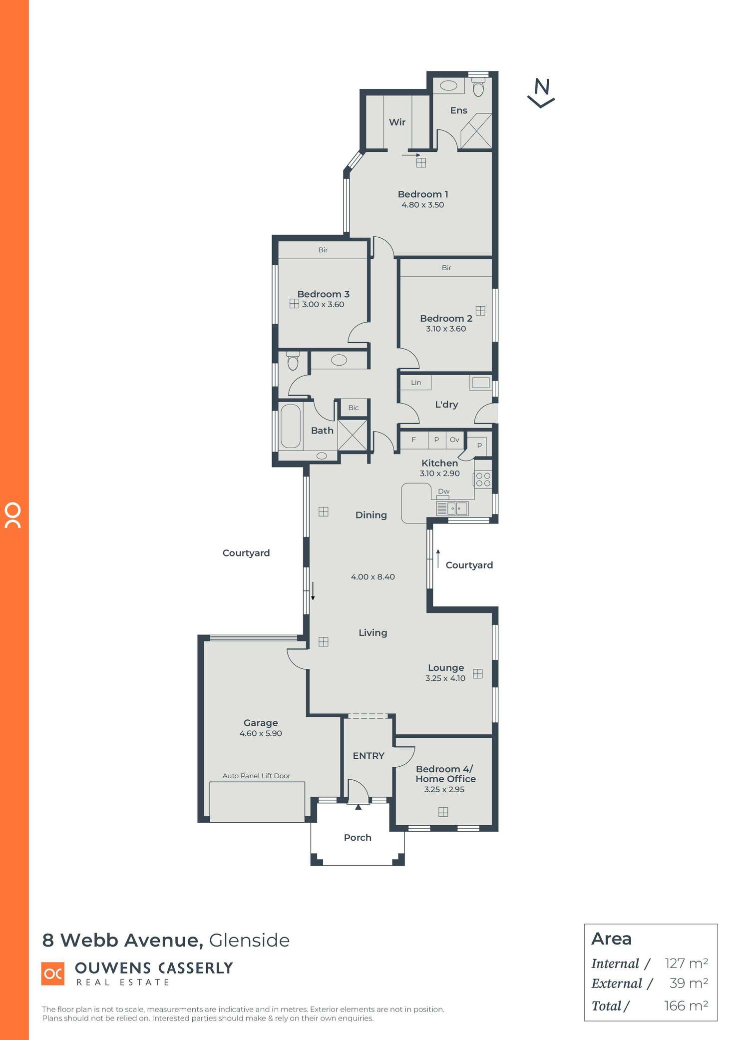 Floorplan of Homely house listing, 8 Webb Avenue, Glenside SA 5065