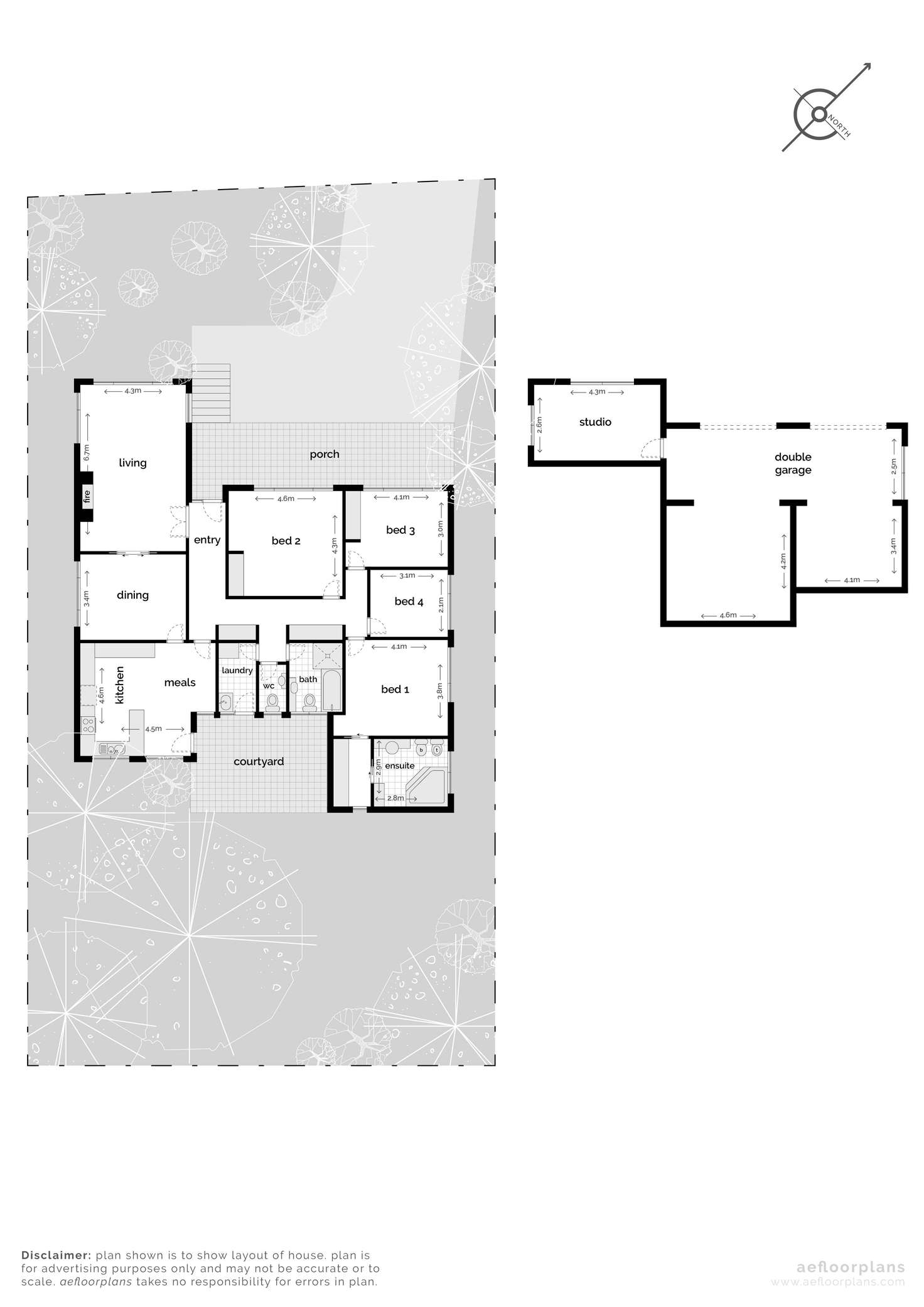 Floorplan of Homely house listing, 6 Lamington Street, Deakin ACT 2600