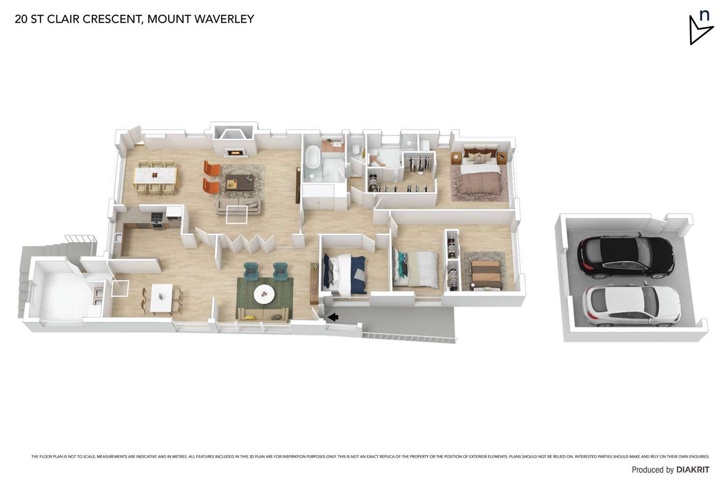 Floorplan of Homely house listing, 20 St Clair Crescent, Mount Waverley VIC 3149