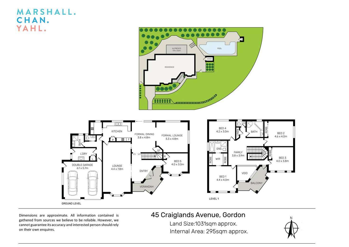 Floorplan of Homely house listing, 45 Craiglands Avenue, Gordon NSW 2072