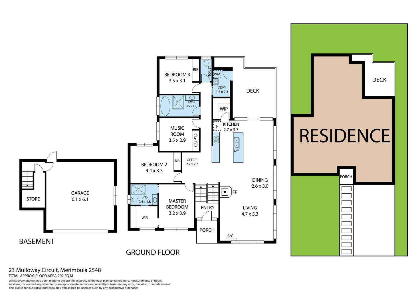 Floorplan of Homely house listing, 23 Mulloway Circuit, Merimbula NSW 2548