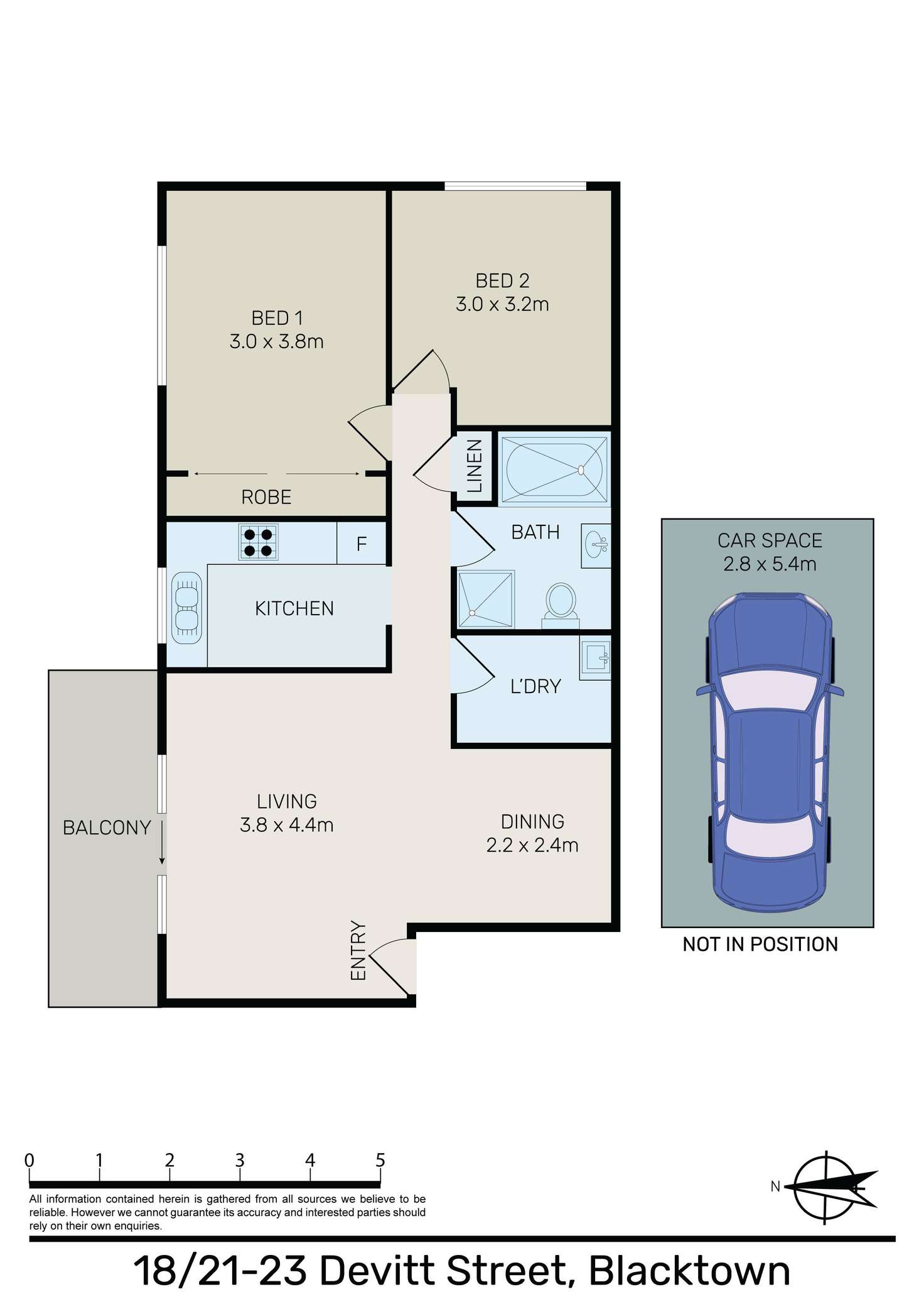 Floorplan of Homely apartment listing, 18/21-23 Devitt Street, Blacktown NSW 2148
