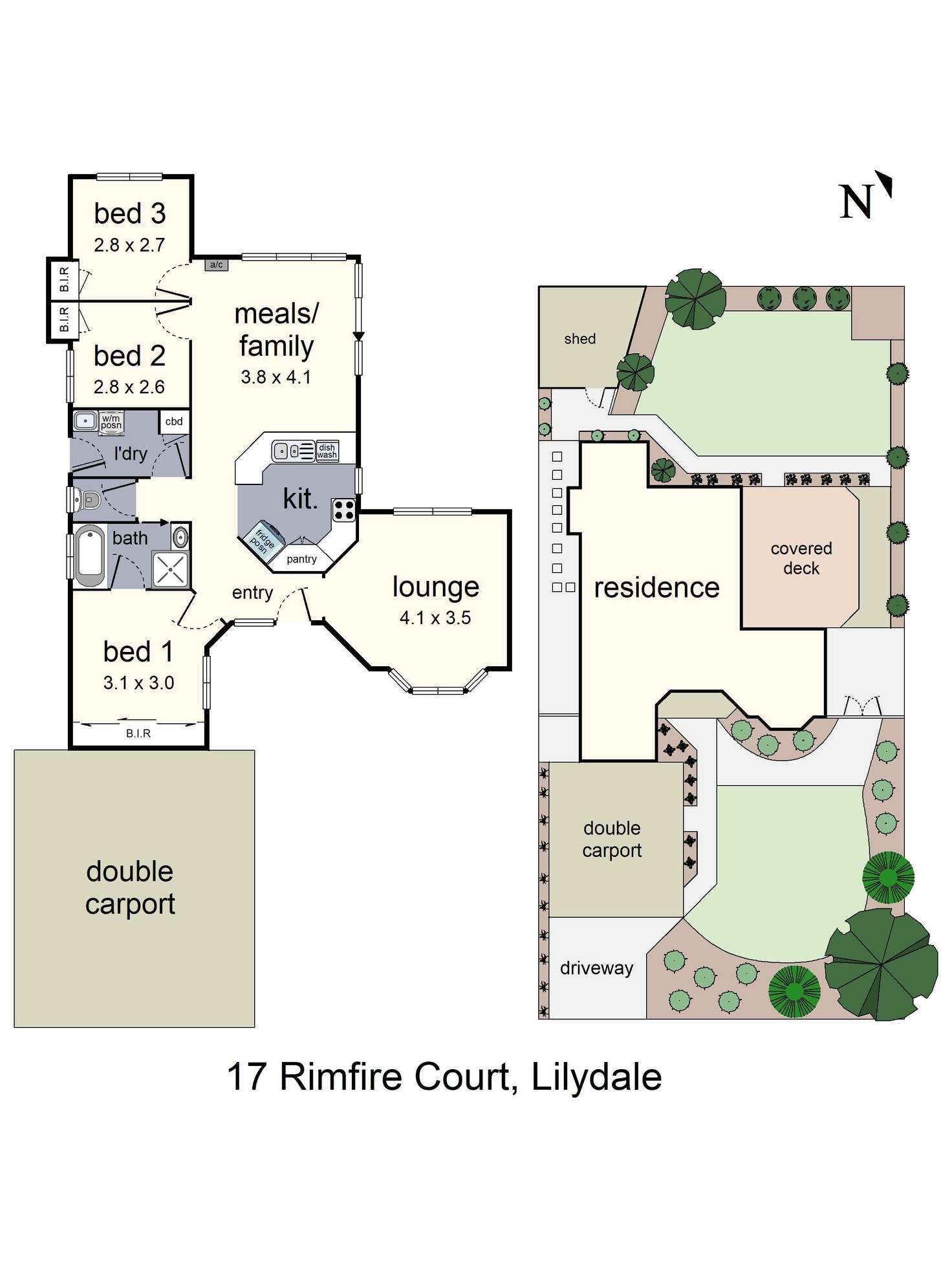 Floorplan of Homely house listing, 17 Rimfire Court, Lilydale VIC 3140