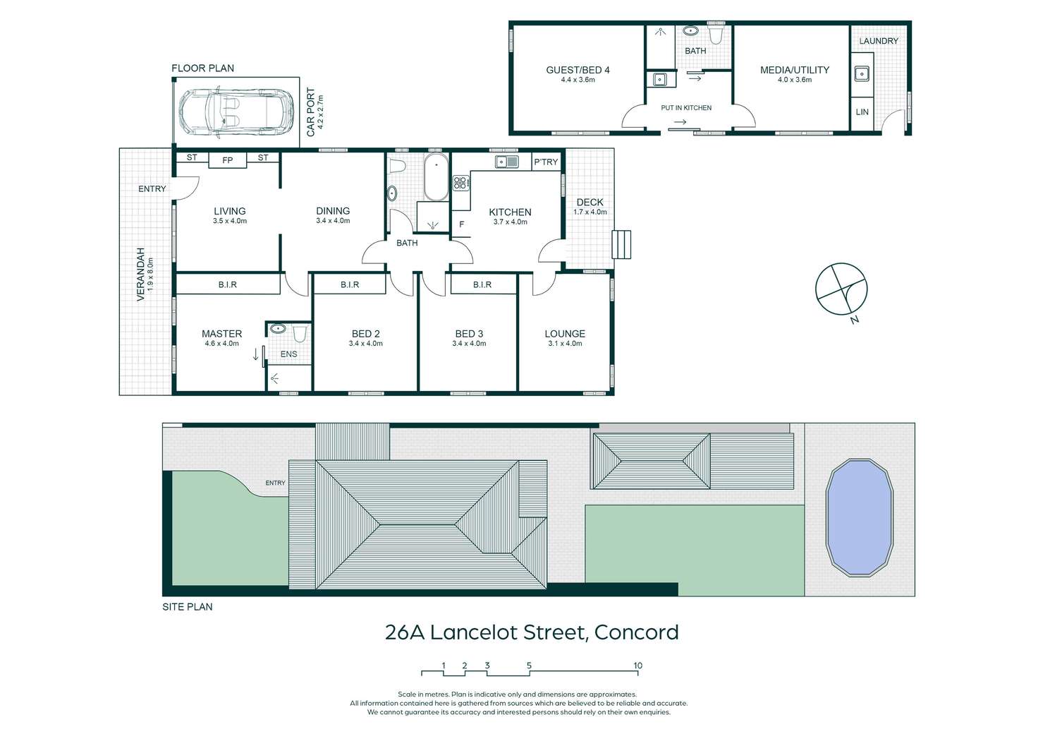 Floorplan of Homely house listing, 26a Lancelot Street, Concord NSW 2137