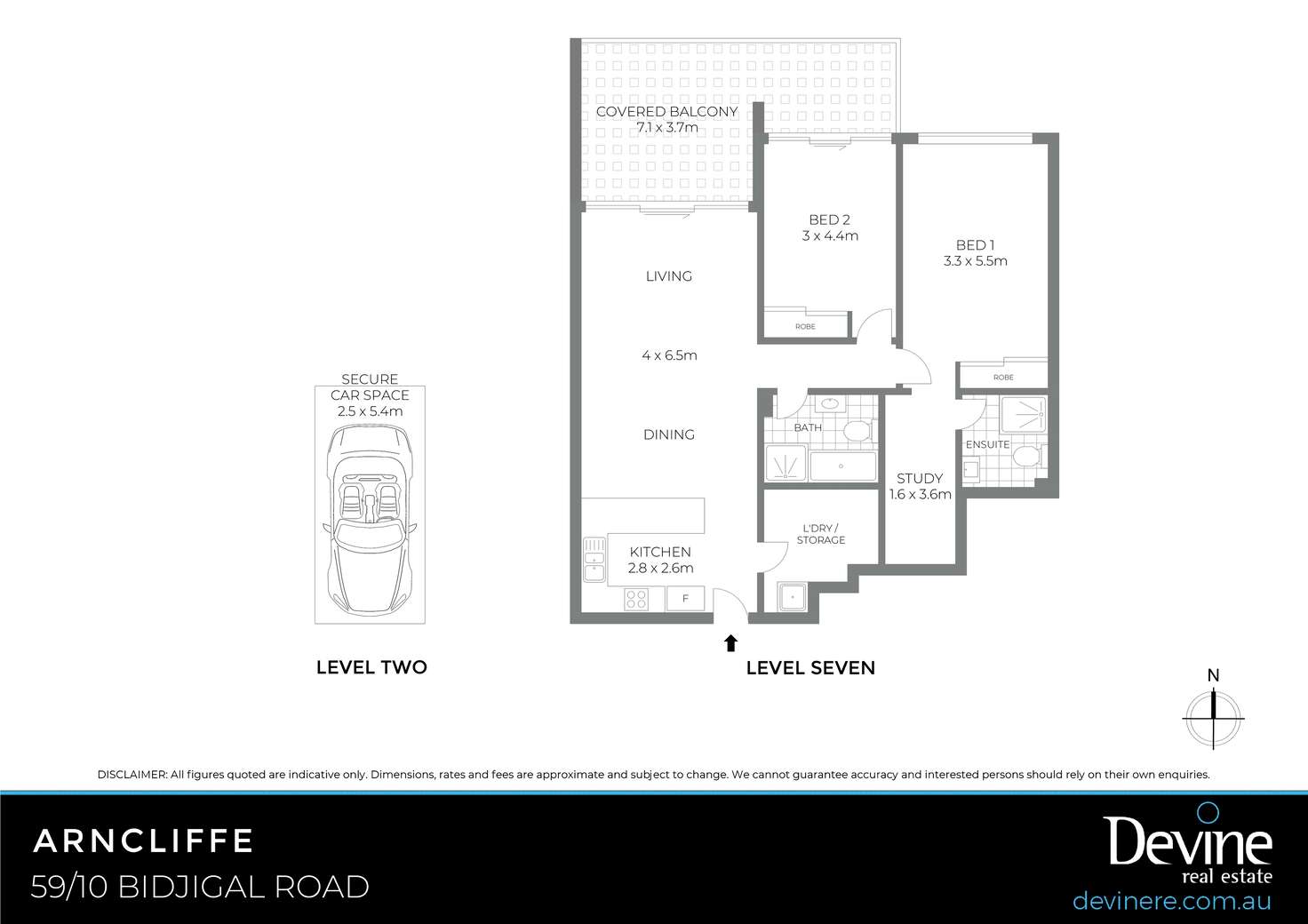 Floorplan of Homely apartment listing, 59/10 Bidjigal Road, Arncliffe NSW 2205