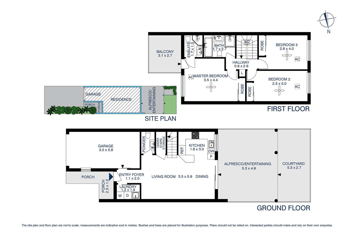 Floorplan of Homely townhouse listing, 49a/177A Reservoir Road, Blacktown NSW 2148