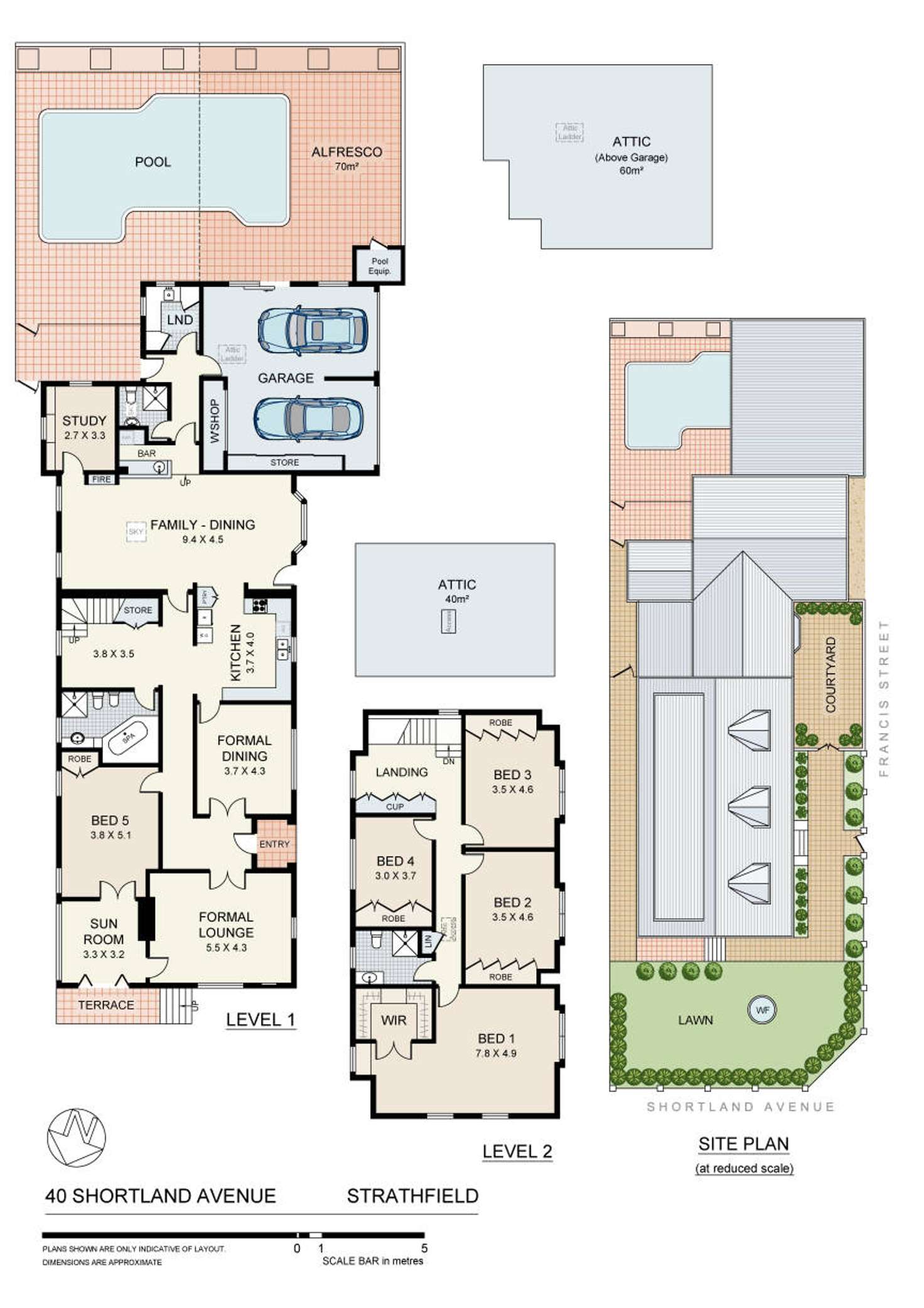 Floorplan of Homely house listing, 40 Shortland Avenue, Strathfield NSW 2135
