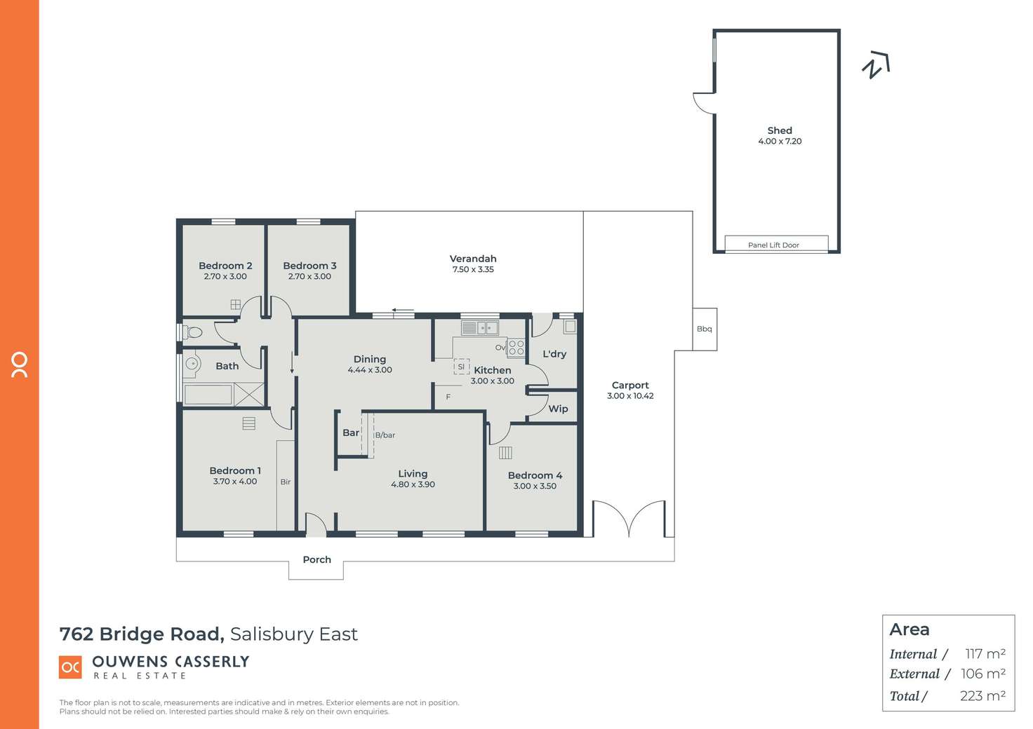 Floorplan of Homely house listing, 762 Bridge Road, Salisbury East SA 5109