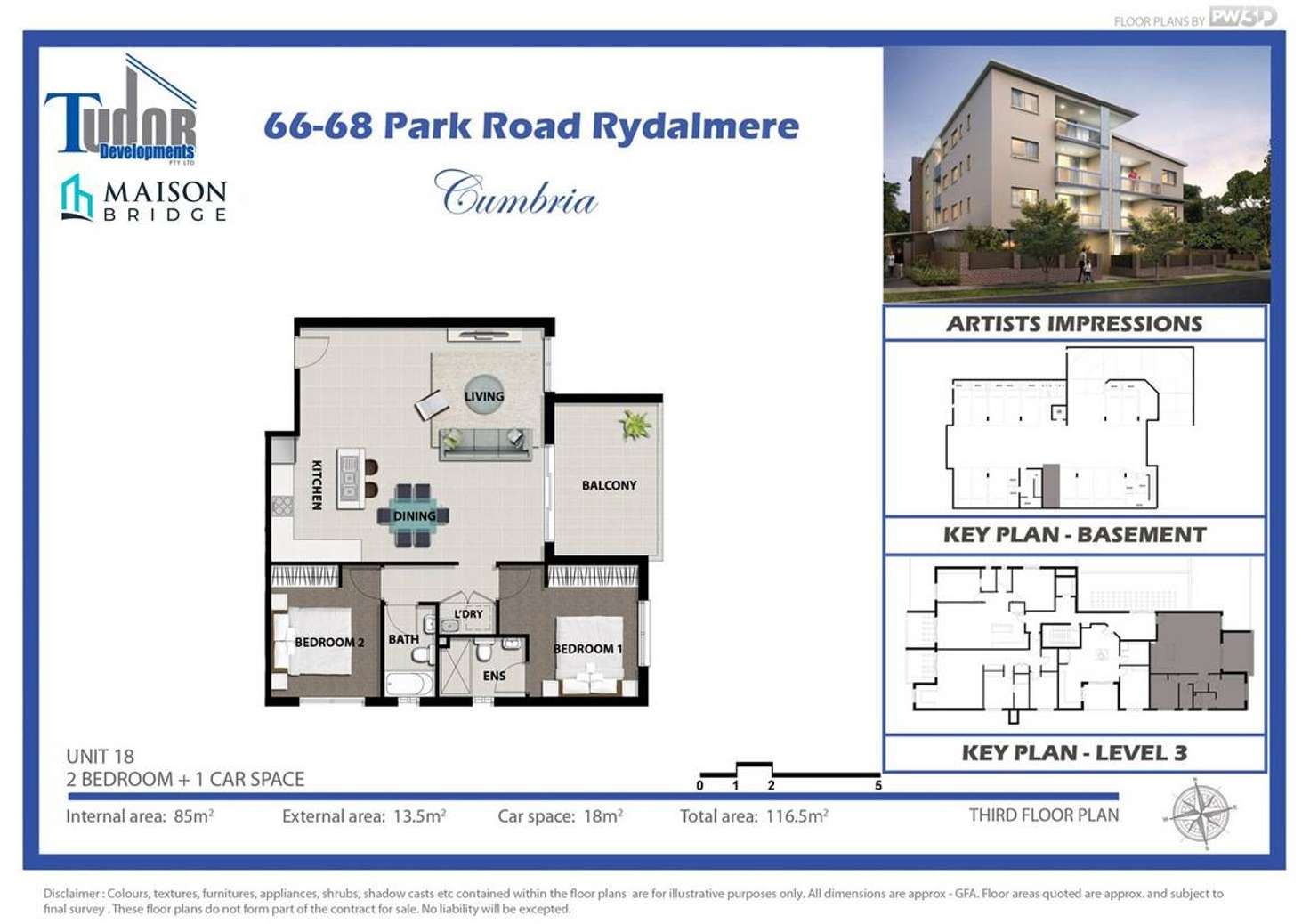 Floorplan of Homely apartment listing, 18/66-68 Park Road, Rydalmere NSW 2116