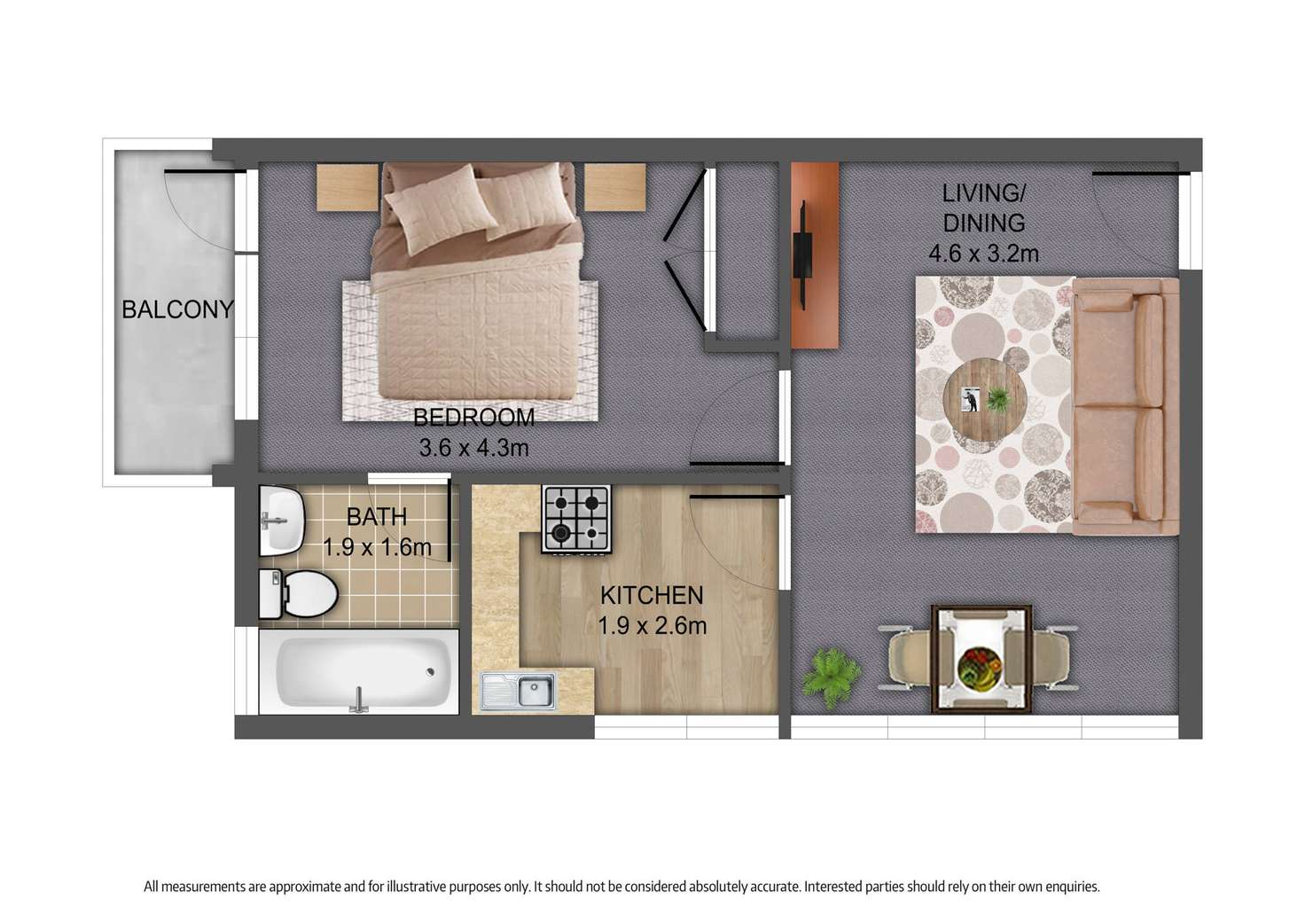 Floorplan of Homely apartment listing, 4/60 Arthur Street, South Yarra VIC 3141