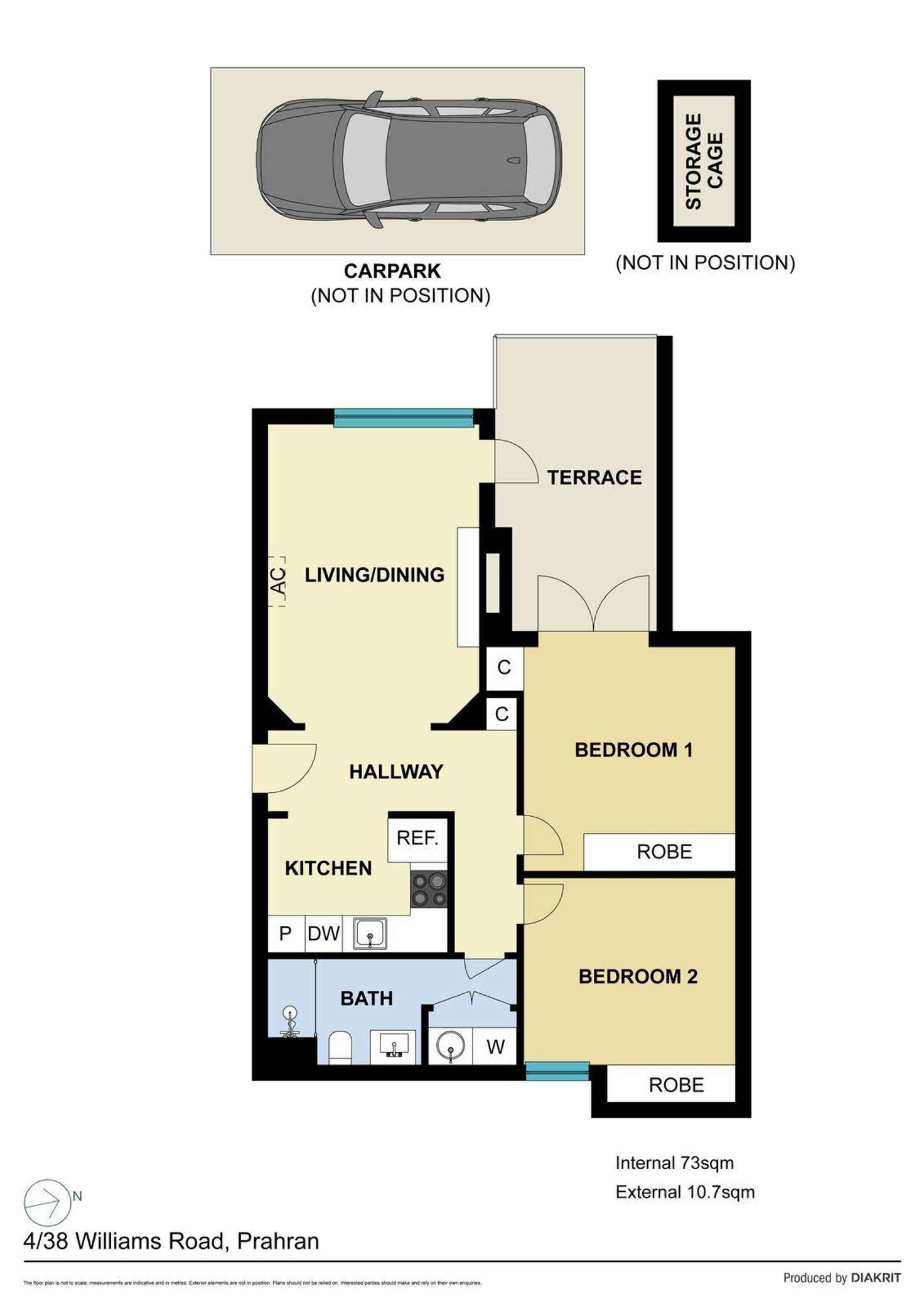 Floorplan of Homely apartment listing, 4/38 Williams Road, Prahran VIC 3181