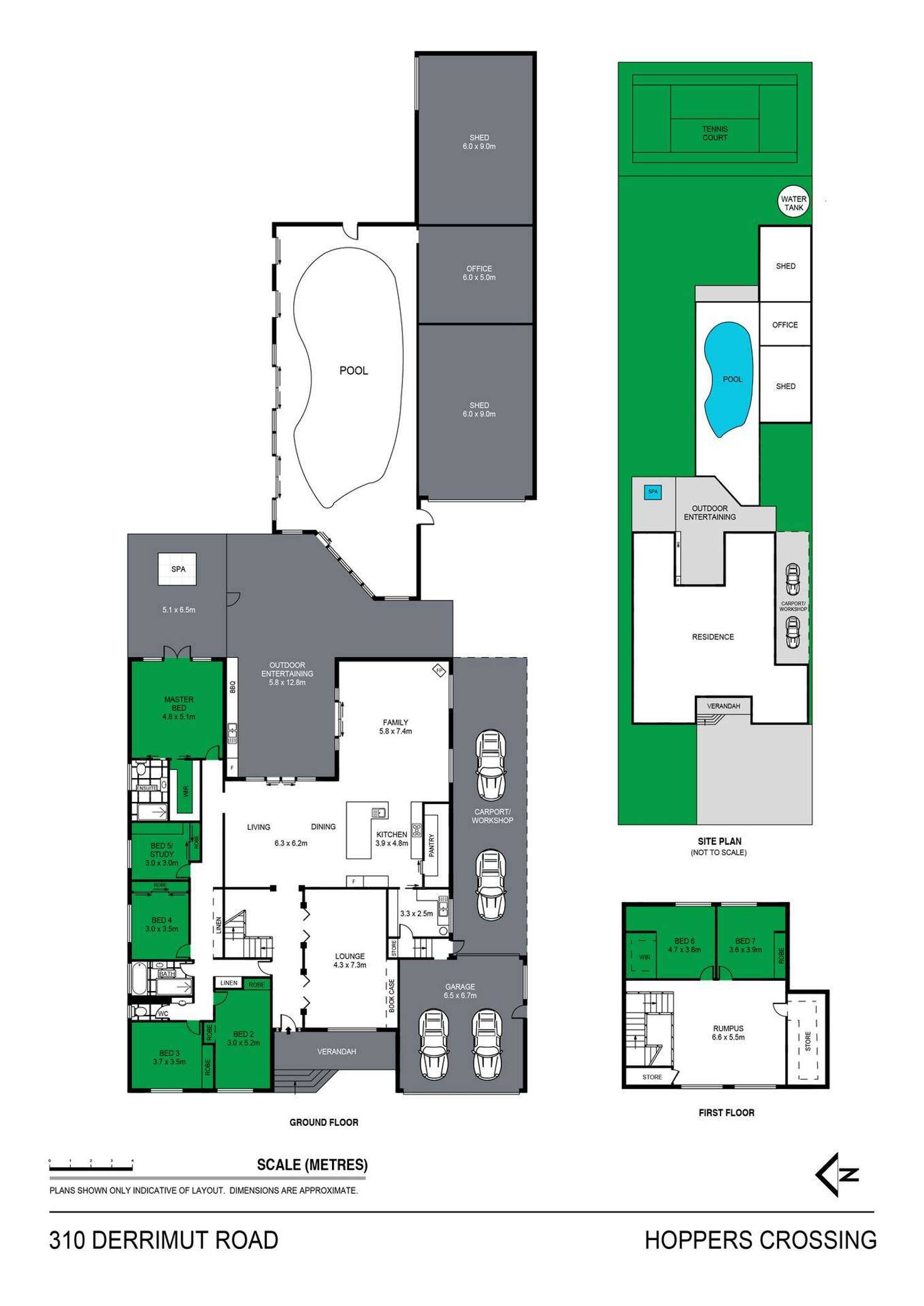 Floorplan of Homely house listing, 310 Derrimut Road, Hoppers Crossing VIC 3029