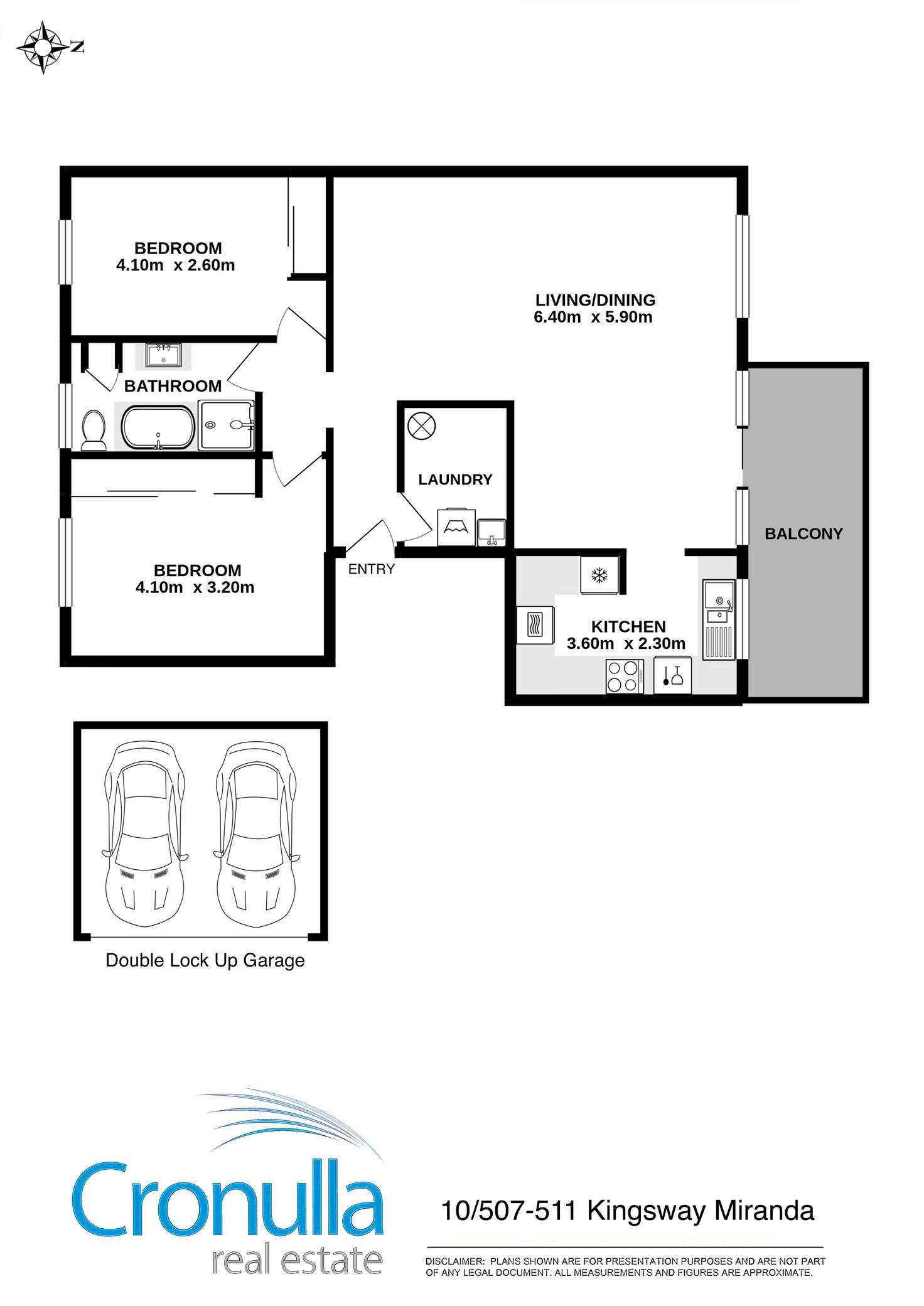 Floorplan of Homely apartment listing, 10/507-511 Kingsway, Miranda NSW 2228