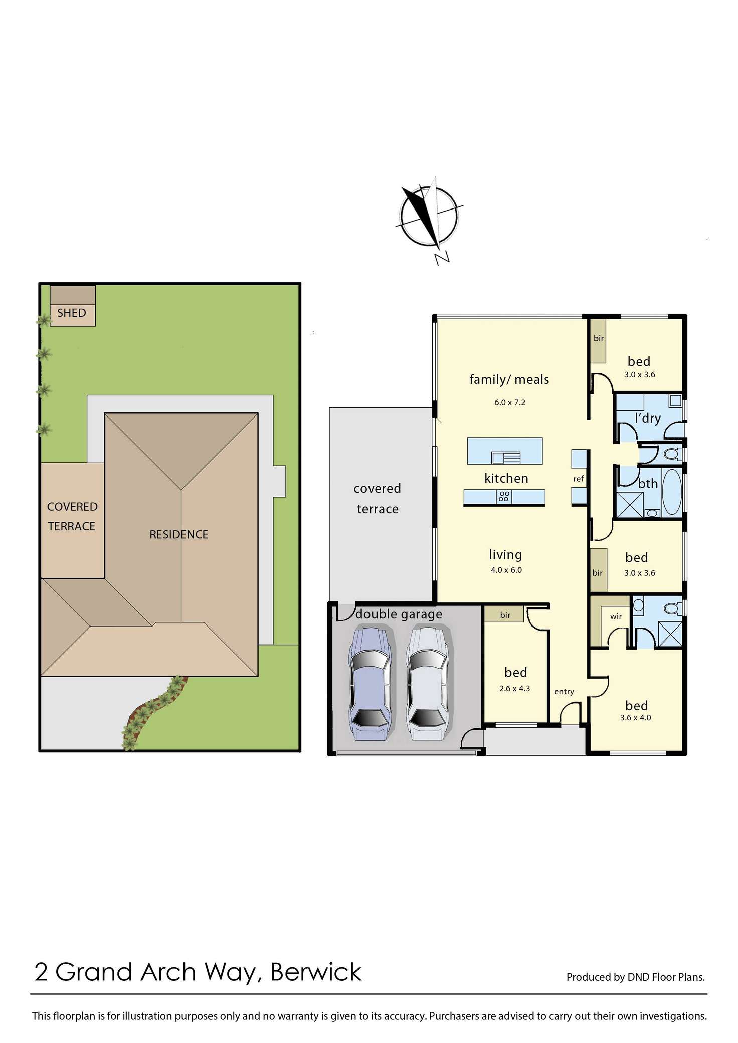 Floorplan of Homely house listing, 2 Grand Arch Way, Berwick VIC 3806
