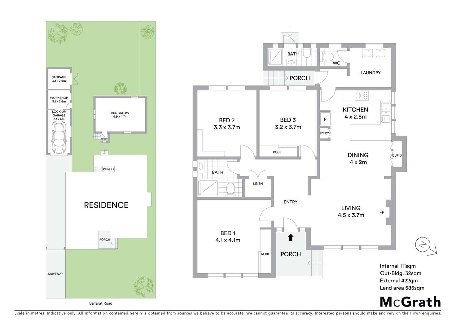 Floorplan of Homely house listing, 94 Ballarat Road, Hamlyn Heights VIC 3215