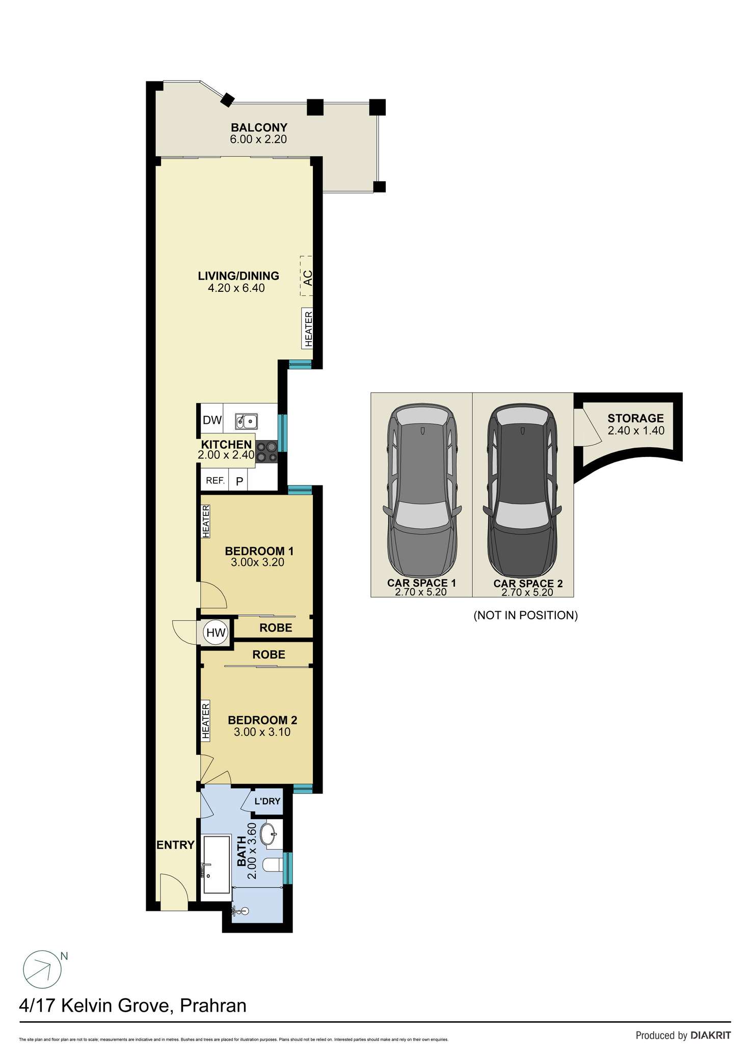 Floorplan of Homely apartment listing, 4/17 Kelvin Grove, Prahran VIC 3181