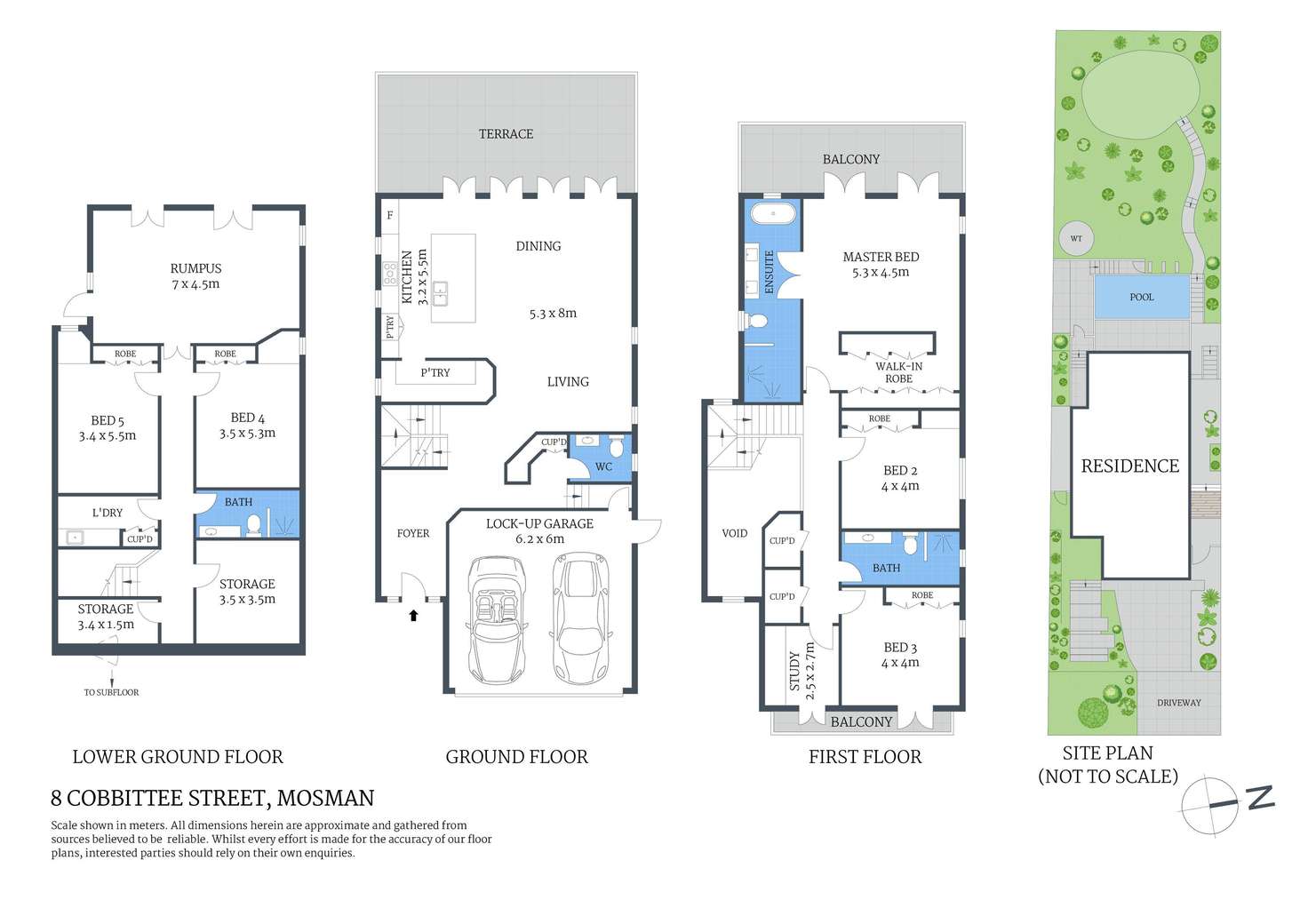 Floorplan of Homely house listing, 8 Cobbittee Street, Mosman NSW 2088