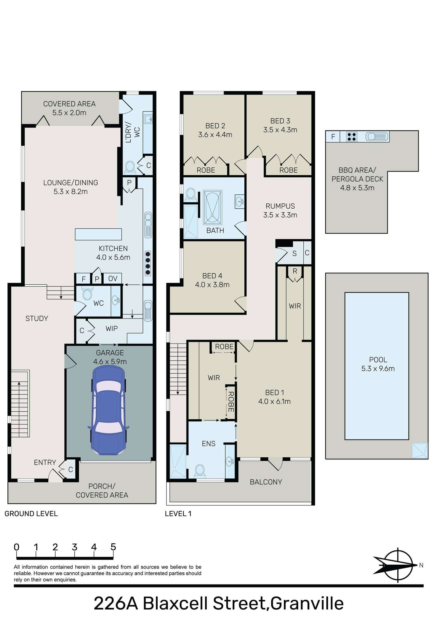 Floorplan of Homely house listing, 226A Blaxcell Street, Granville NSW 2142