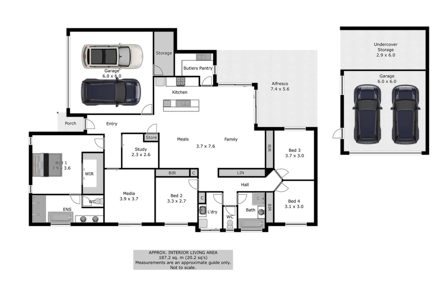 Floorplan of Homely house listing, 39 Ramsay Street, Corowa NSW 2646