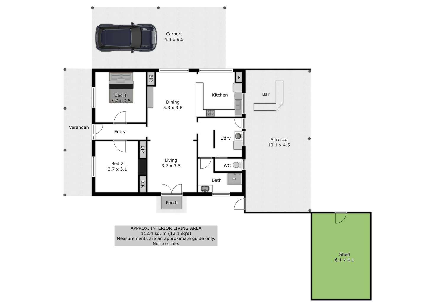Floorplan of Homely house listing, 33 Ramsay Street, Corowa NSW 2646