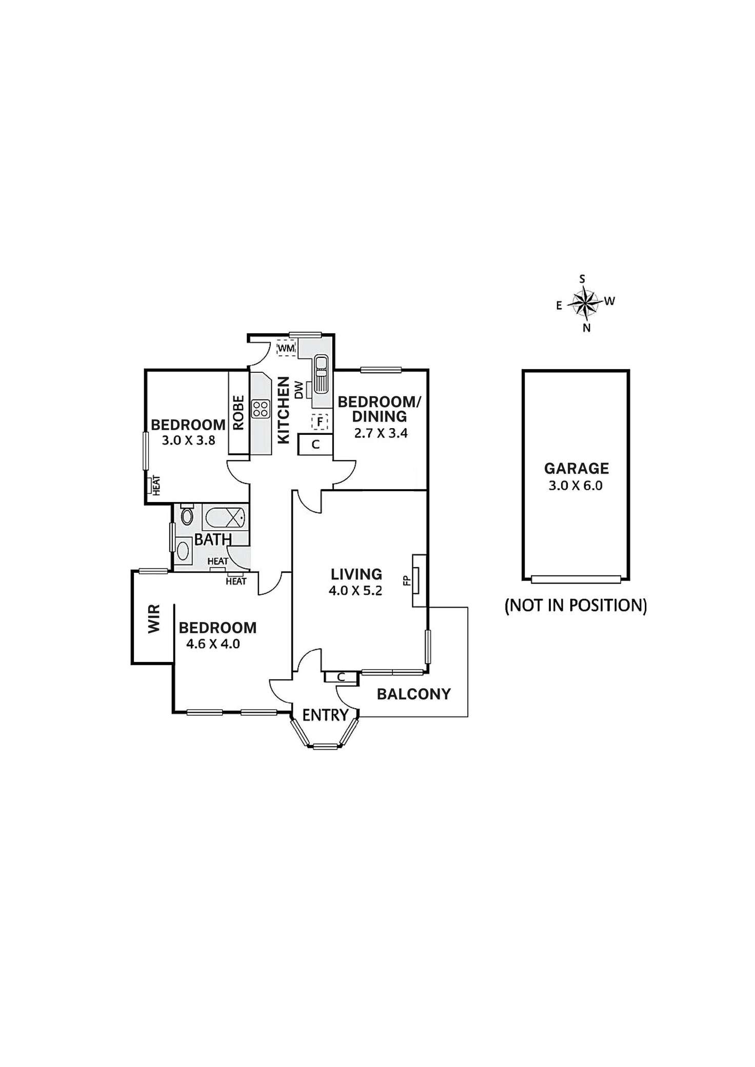 Floorplan of Homely apartment listing, 5/576 Riversdale Road, Camberwell VIC 3124