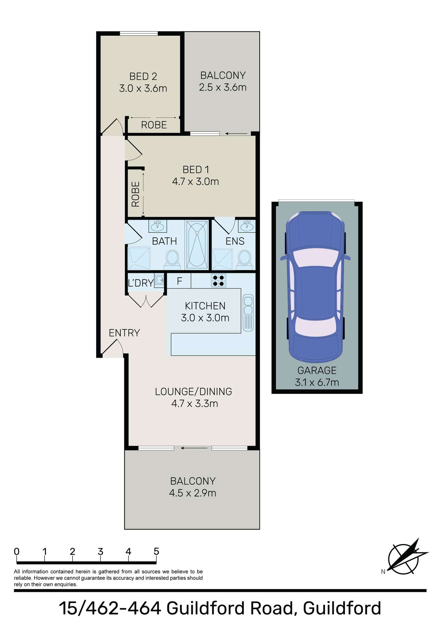 Floorplan of Homely unit listing, 15/462-464 Guildford Road, Guildford NSW 2161