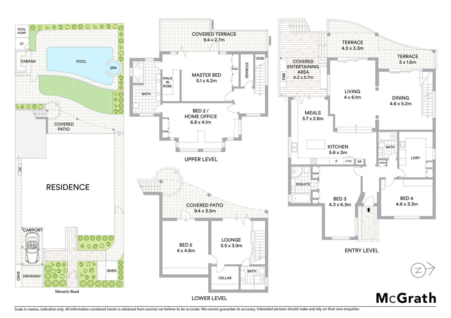 Floorplan of Homely house listing, 136 Moverly Road, South Coogee NSW 2034