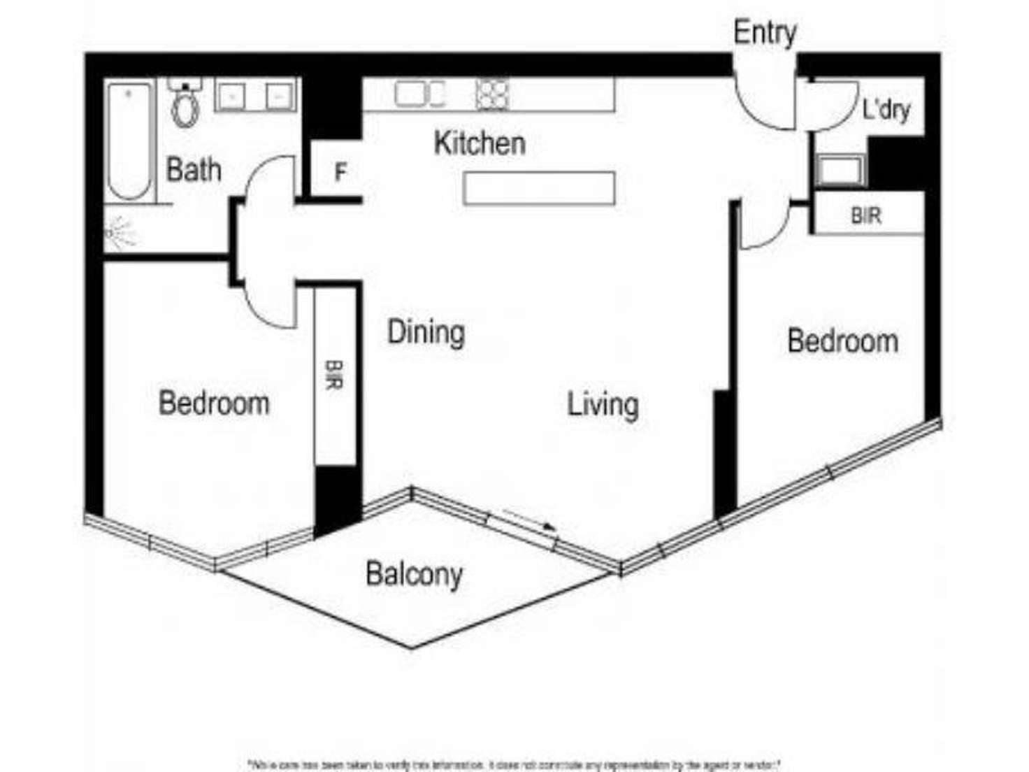 Floorplan of Homely apartment listing, 2005/90 Lorimer Street, Docklands VIC 3008
