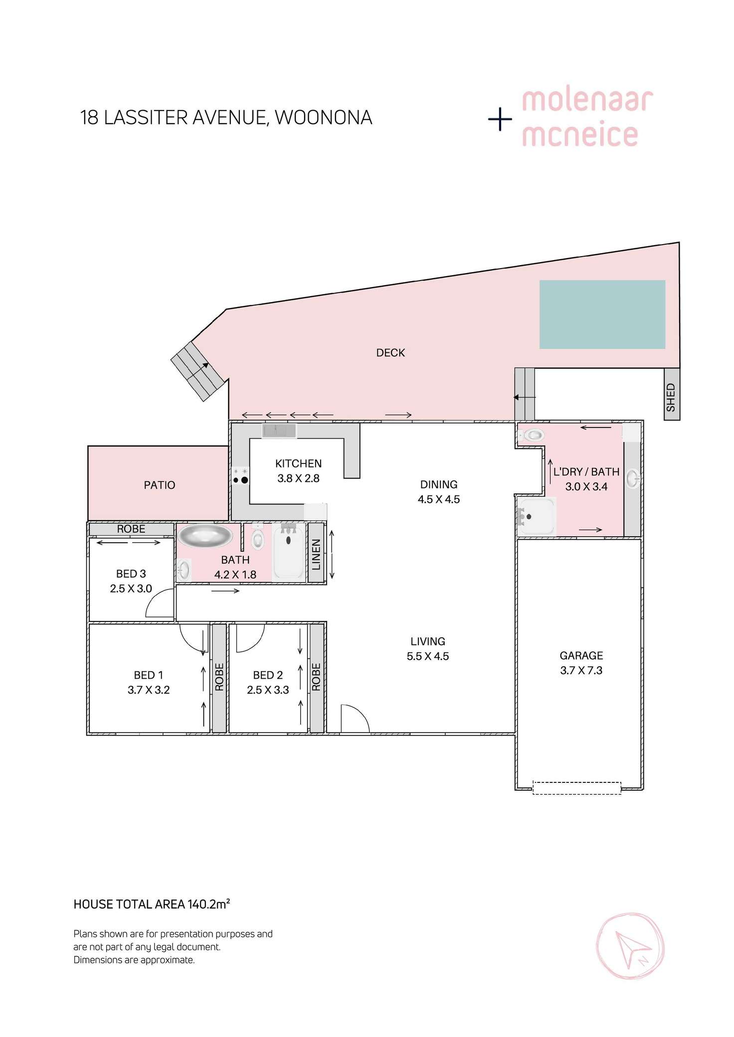 Floorplan of Homely house listing, 18 Lassiter Avenue, Woonona NSW 2517