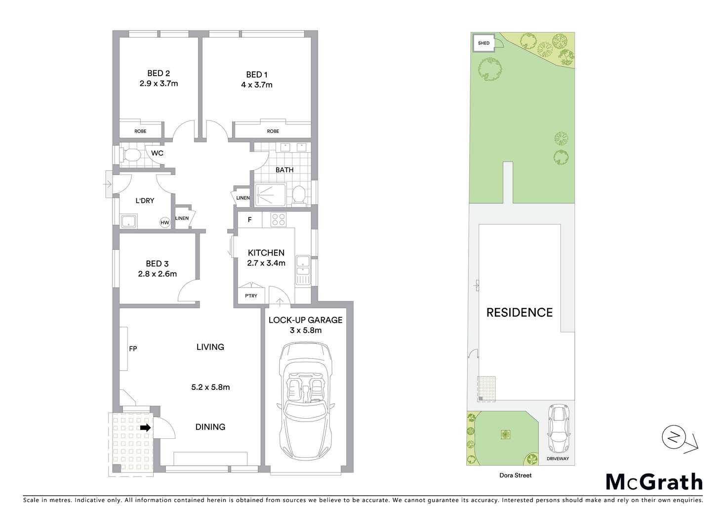 Floorplan of Homely house listing, 287 Dora Street, Hurstville NSW 2220